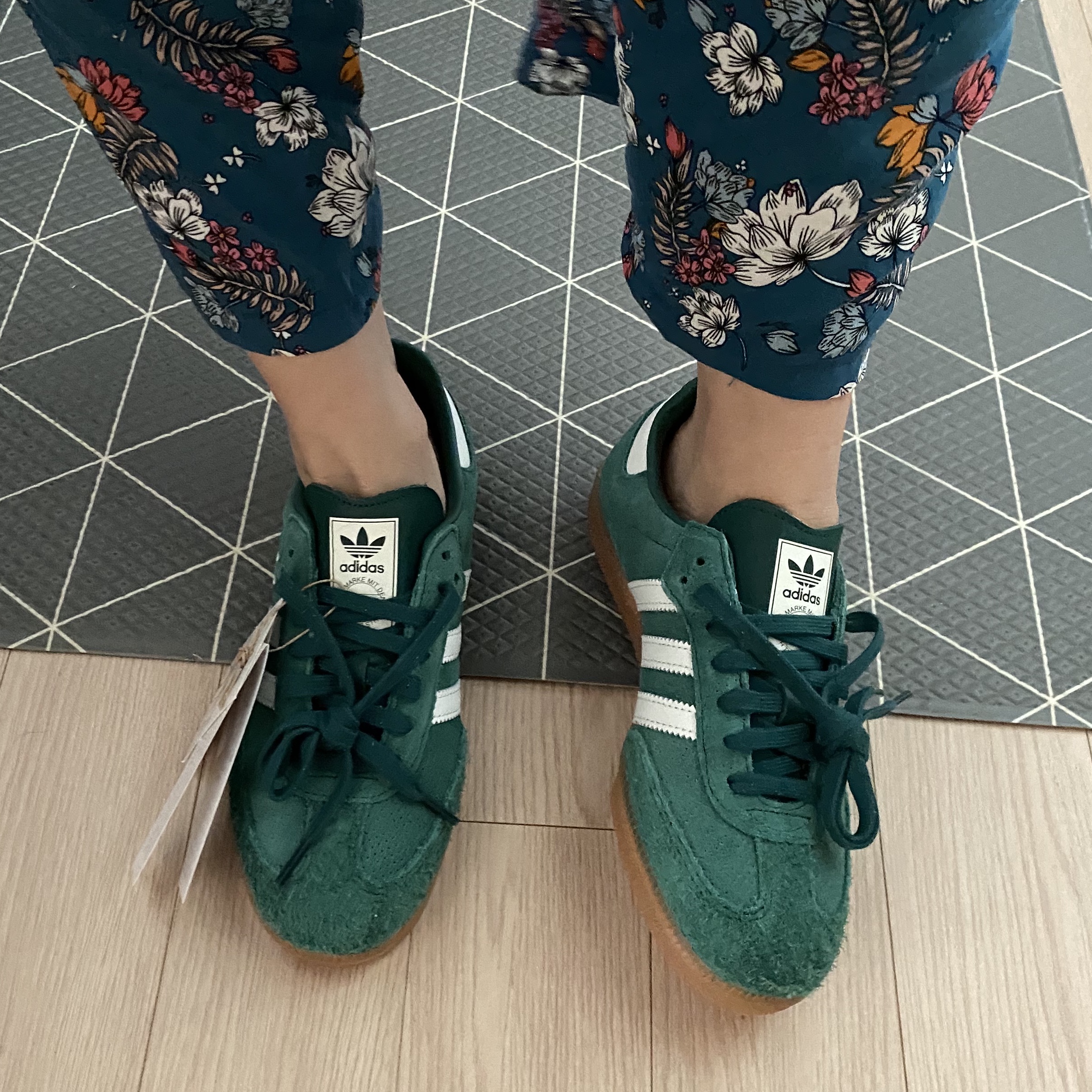 Adidas Samba OG Collegiate Green 착용 스타일