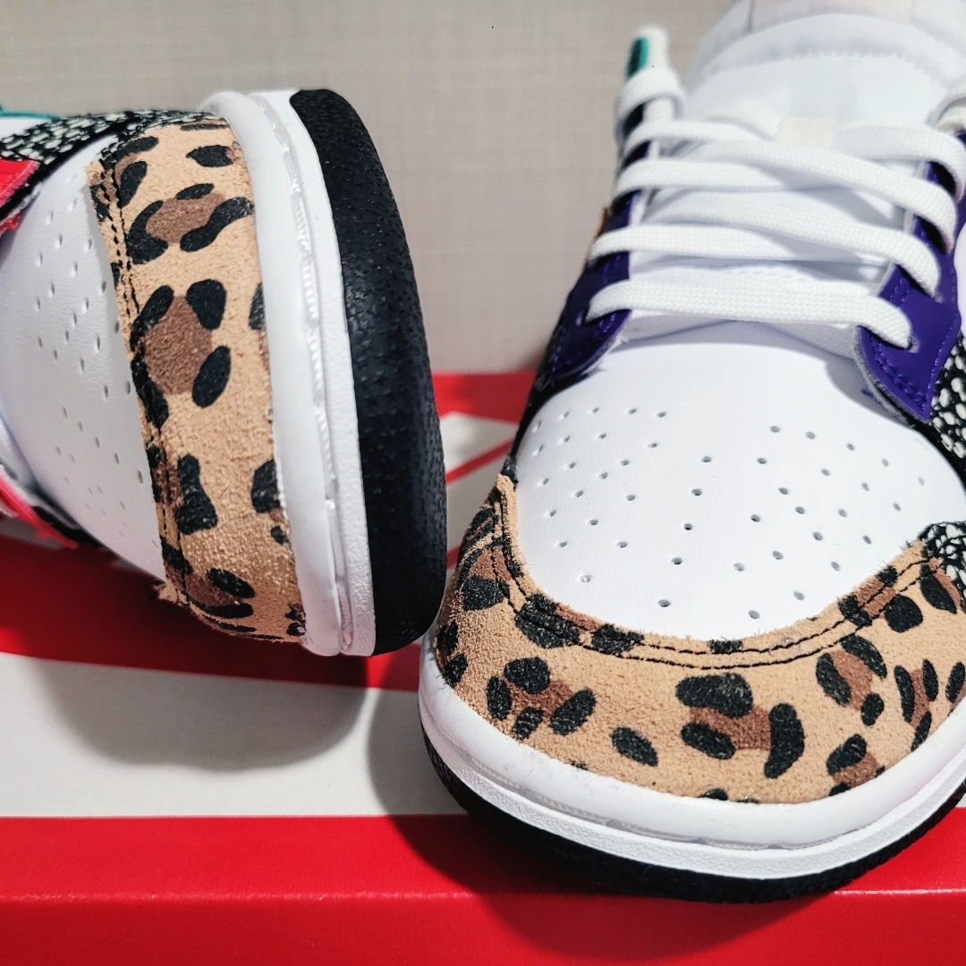 (W) Nike Dunk Low SE Patchwork 착용 스타일 - 5