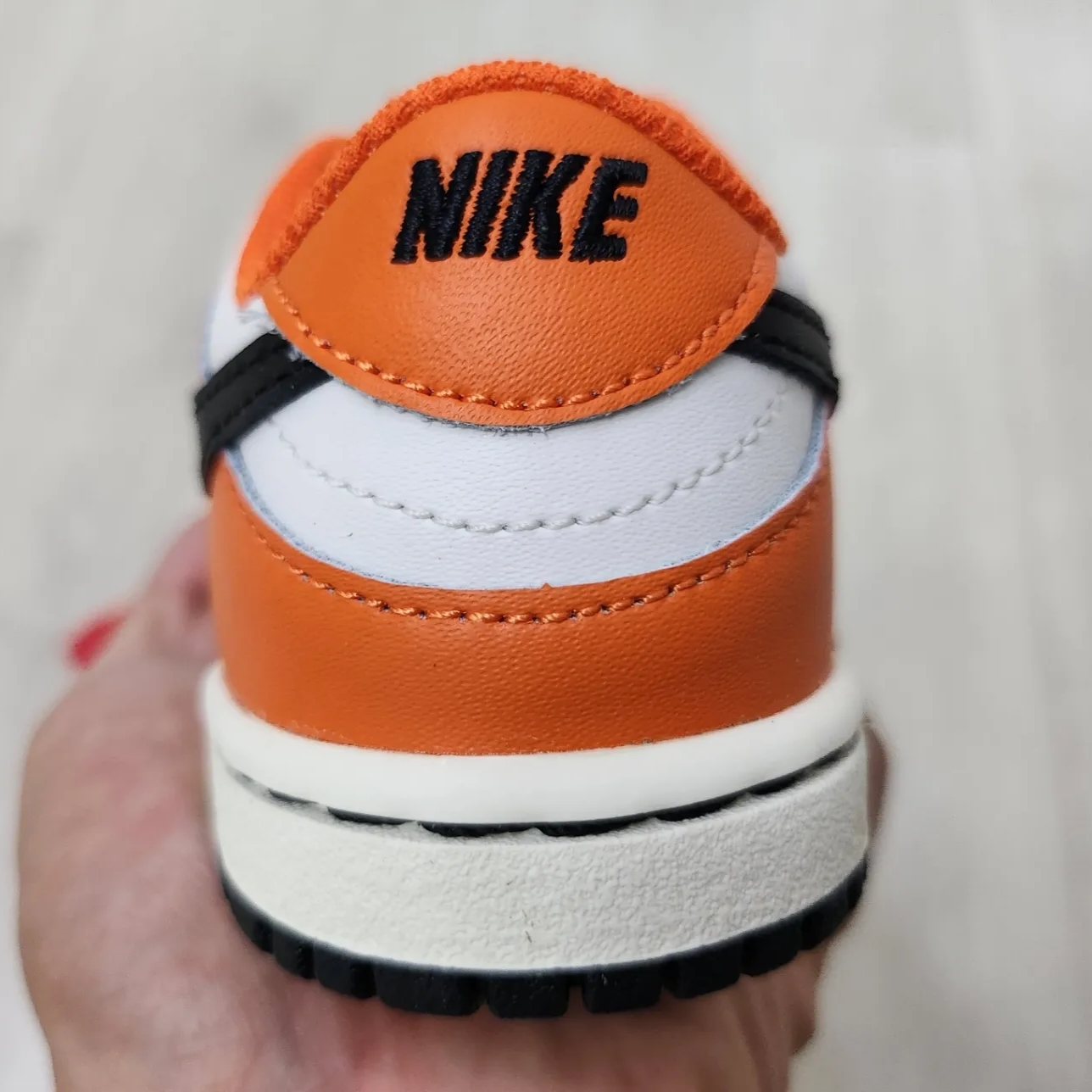 (TD) Nike Dunk Low Safety Orange 착용 스타일 - 3