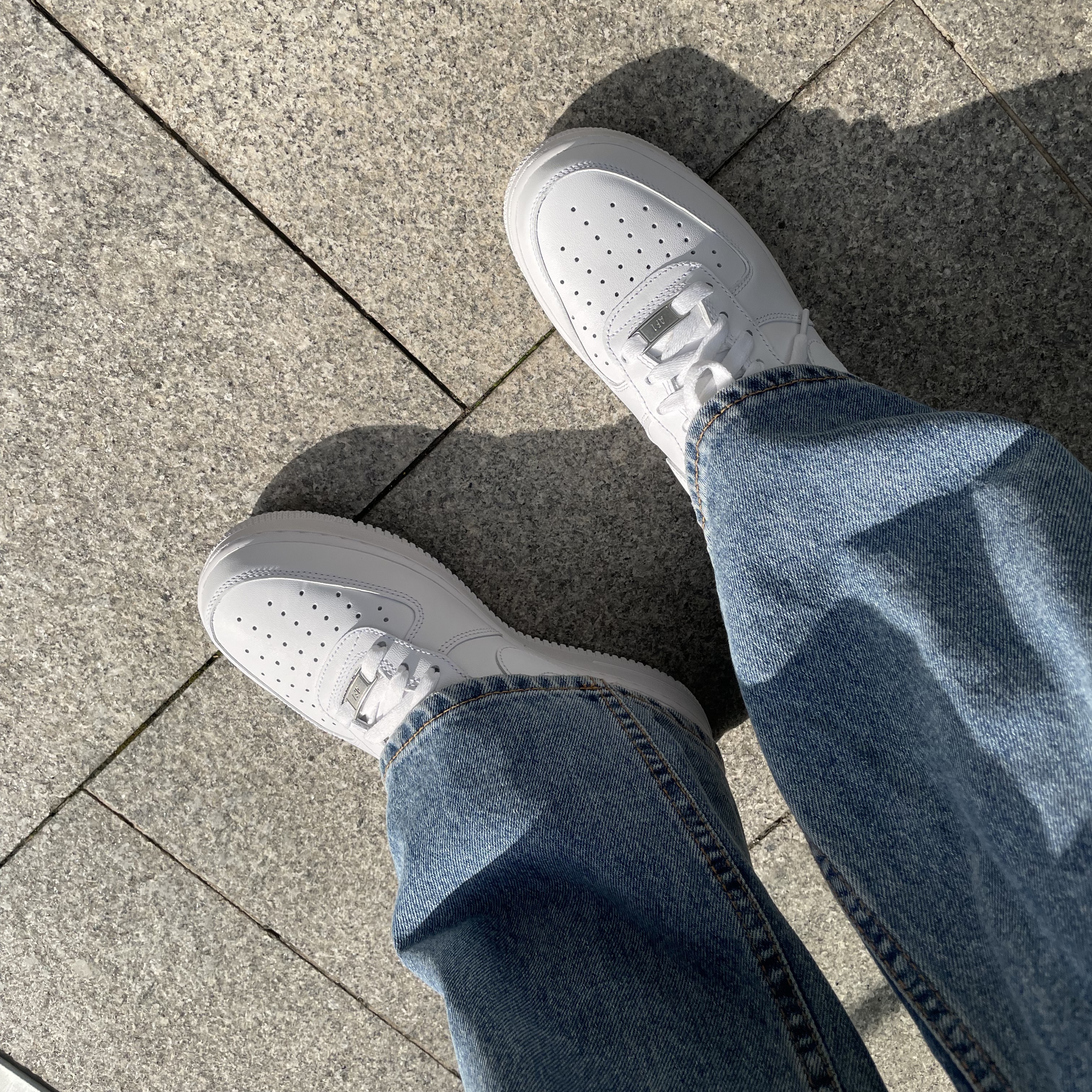 Nike Air Force 1 '07 Low White 착용 스타일