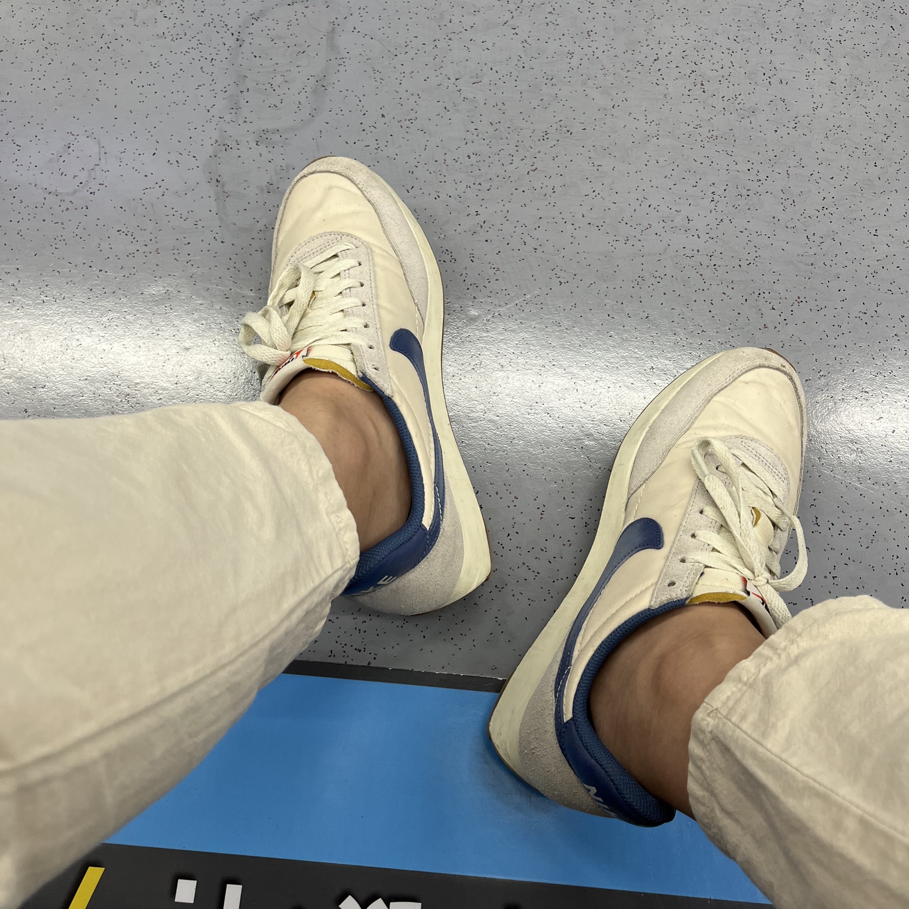 Nike x Peaceminusone Kwondo1 White, Nike Air Tailwind 79 Mystic Navy 착용 스타일 - 2