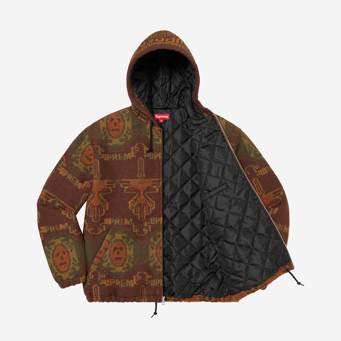 Supreme Woven Hooded Jacket Rust - 22FW 상세 이미지 2