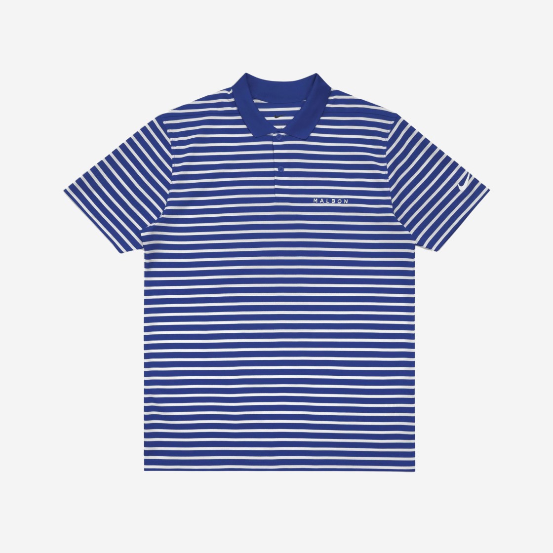 Malbon Golf x Nike Dri-FIT Victory Stripe Polo OLC Game Royal 상세 이미지 1