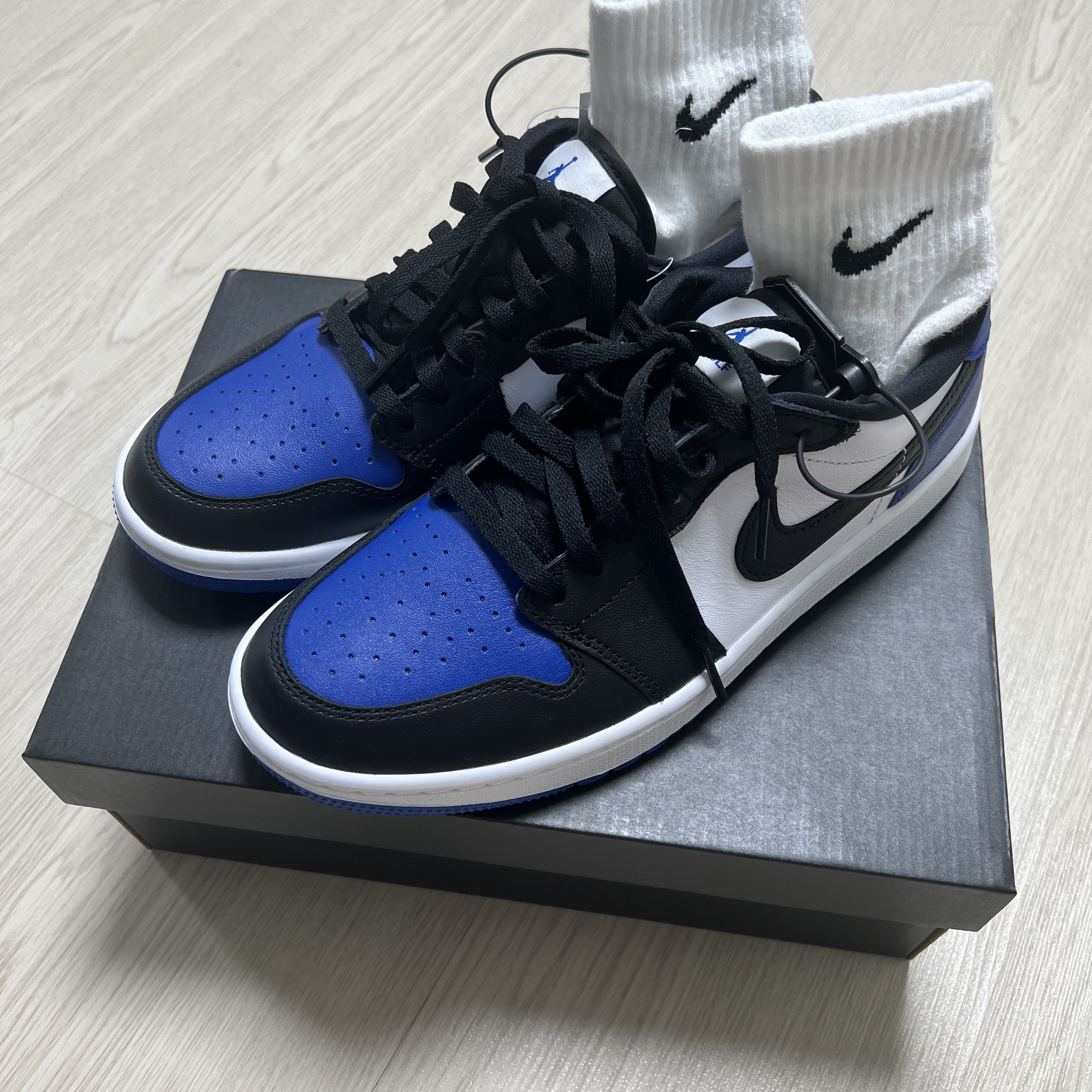Jordan 1 Low Golf Sport Royal 착용 스타일