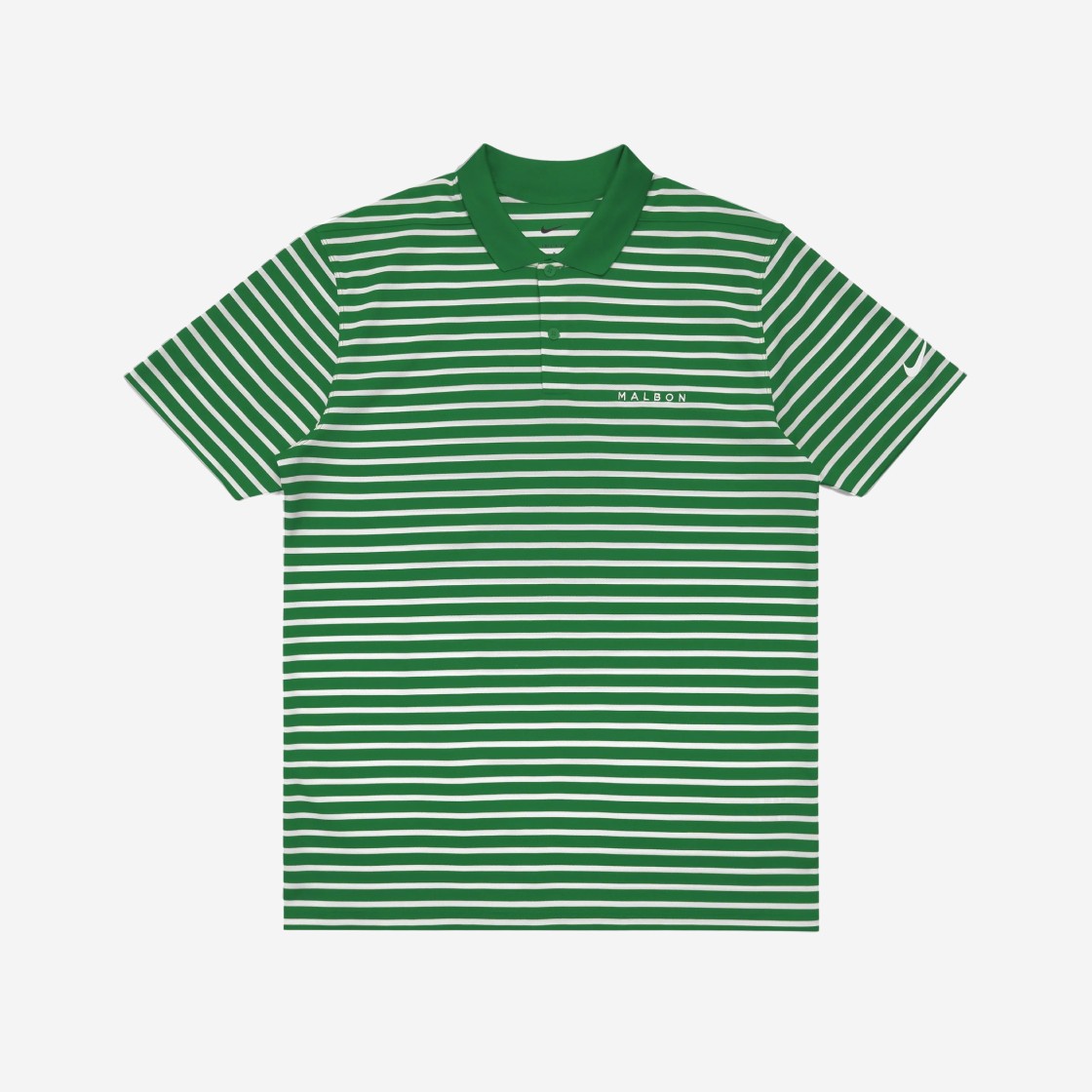 Malbon Golf x Nike Dri-FIT Victory Stripe Polo OLC Classic Green 상세 이미지 1