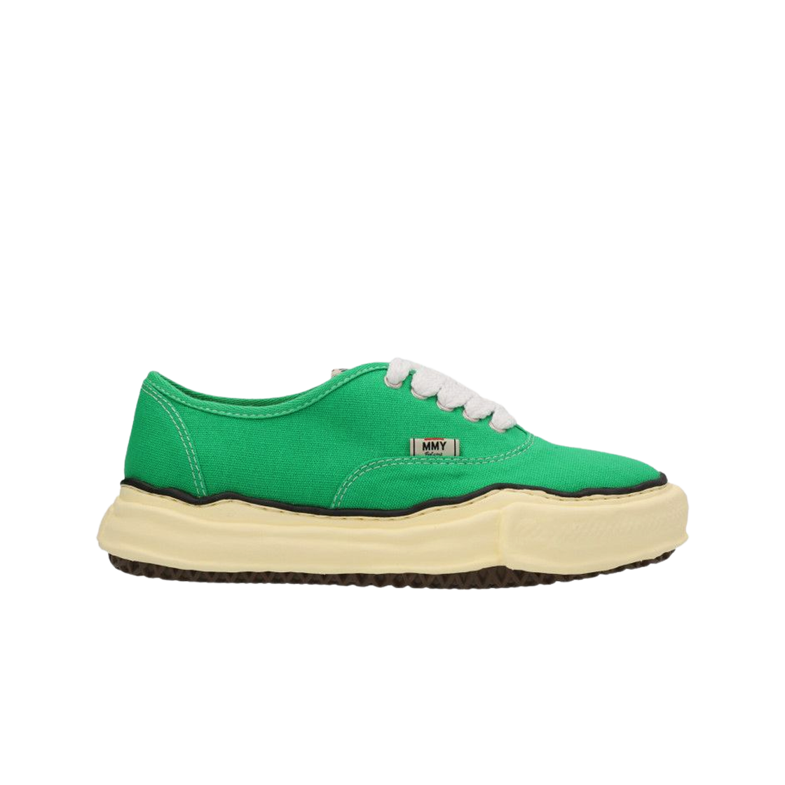 메종 미하라 야스히로 베이커 OG 솔 오버다이드 캔버스 로우탑 스니커즈 그린(Maison Mihara Yasuhiro Baker OG Sole OD Canvas Low-top Sneakers Green)