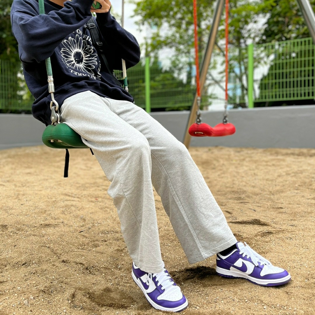 Nike Dunk Low Retro Championship Court Purple 착용 스타일