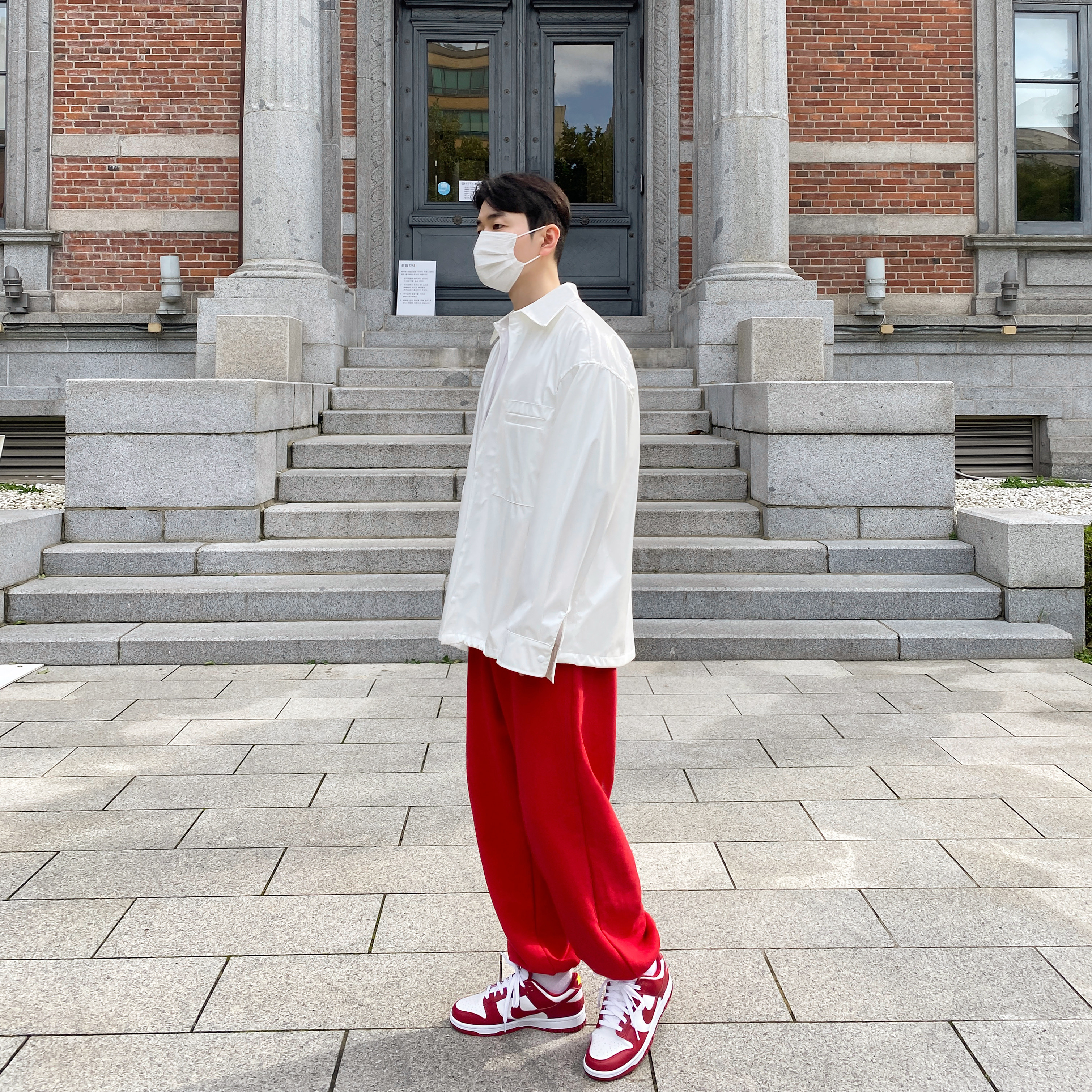 Nike Dunk Low Retro Gym Red 착용 스타일