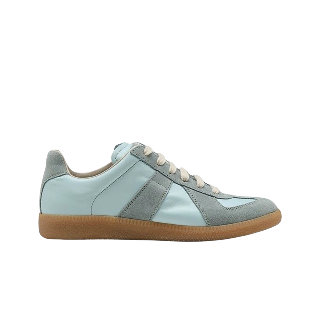 (W) 메종 마르지엘라 카프스킨 레플리카 스니커즈 라이트 그린((W) Maison Margiela Calfskin Replica Sneakers Light Green) - 1