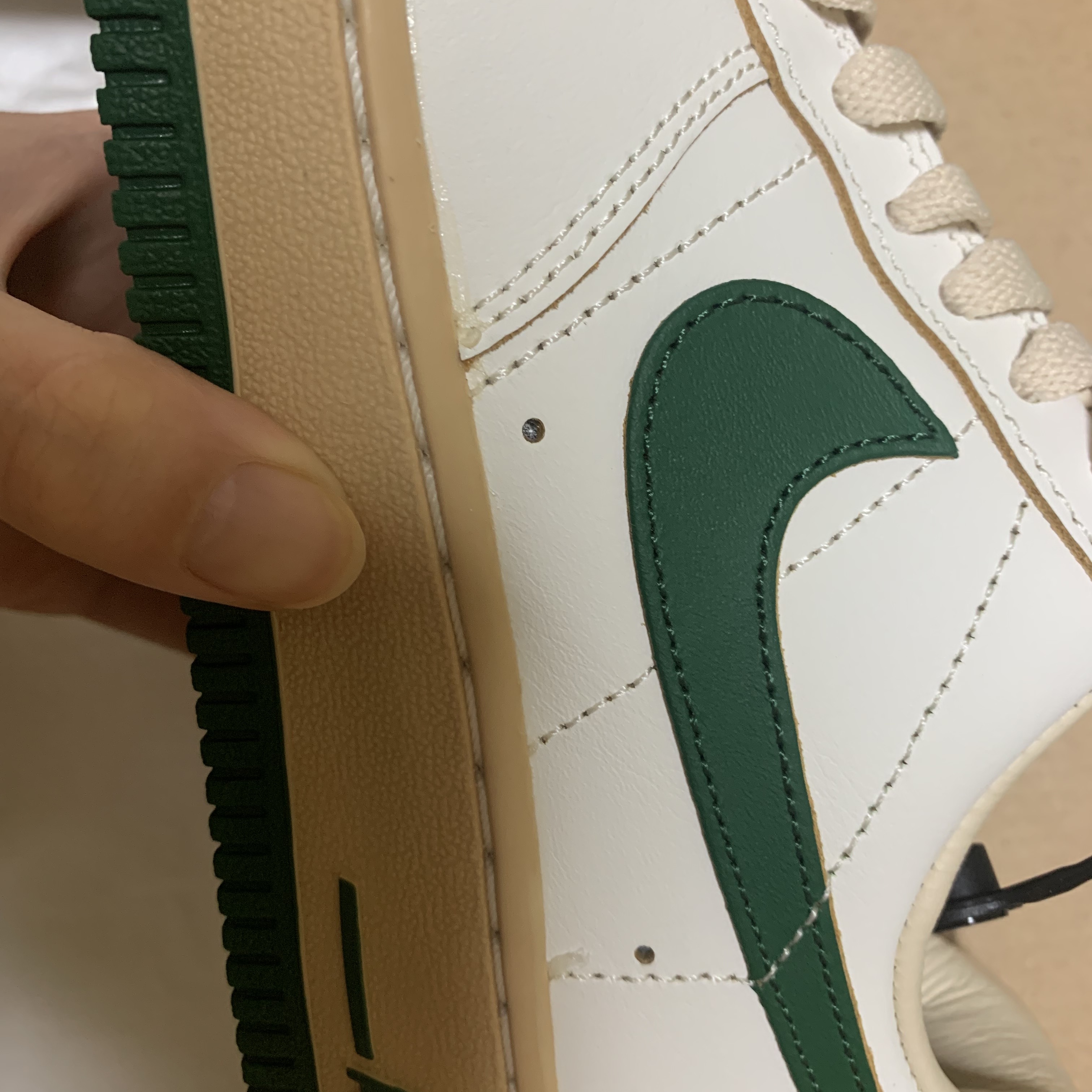 (W) Nike Air Force 1 Low Gorge Green 착용 스타일 - 2