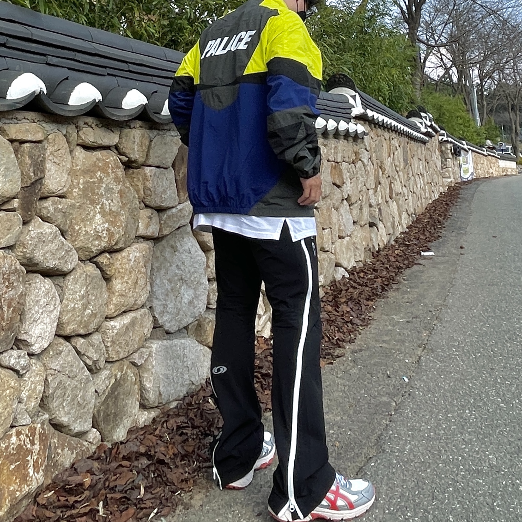 Palace Panelled Shell Jacket Navy - 22FW, (W) Asics x Kirsh Gel-Venture 6 Birch 착용 스타일 - 1