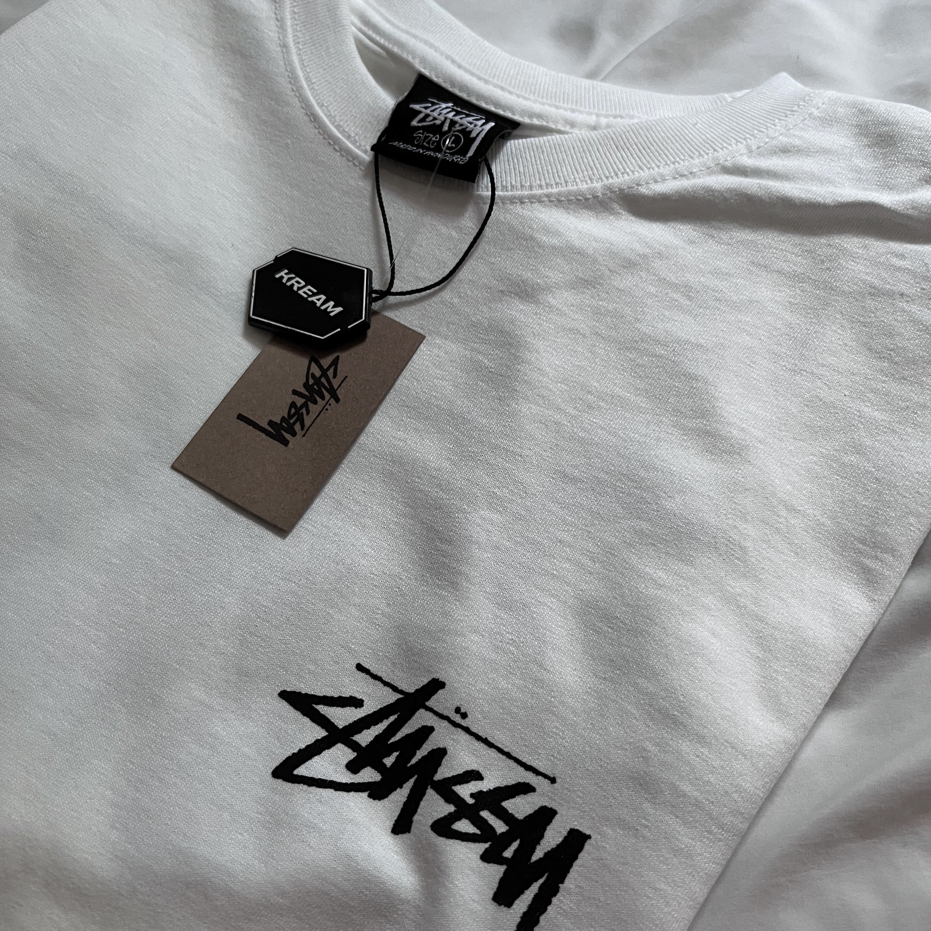 Stussy ITP Flower T-Shirt White 착용 스타일 - 1