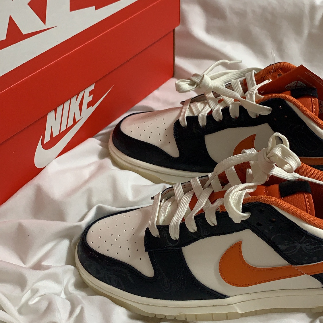 Nike Dunk Low Retro PRM Halloween 착용 스타일 - 1