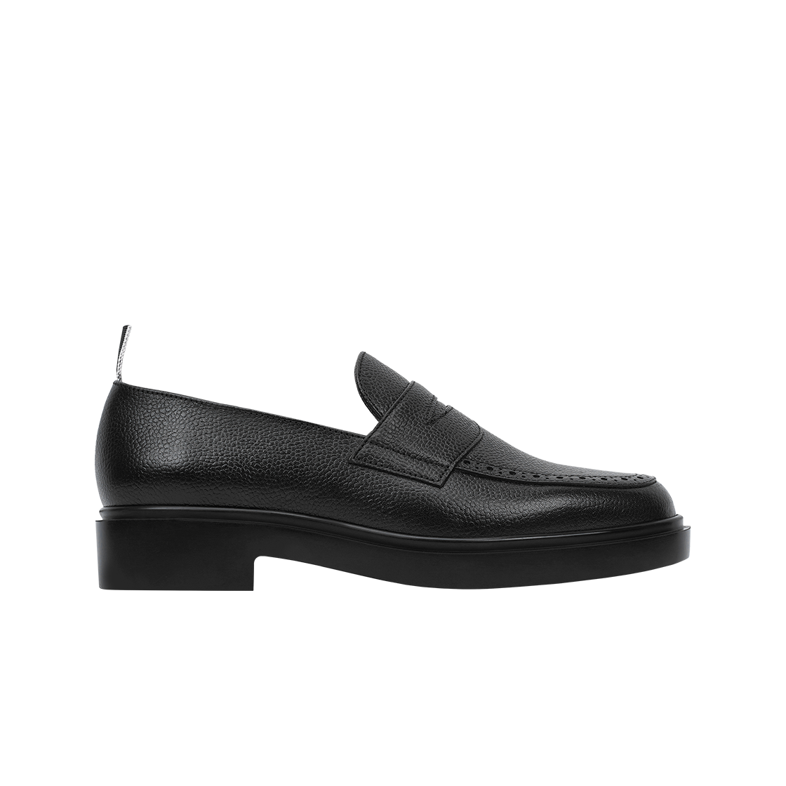 FFF002C-00198-001 (W) Thom Browne Lightweight Sole Penny Loafer Black