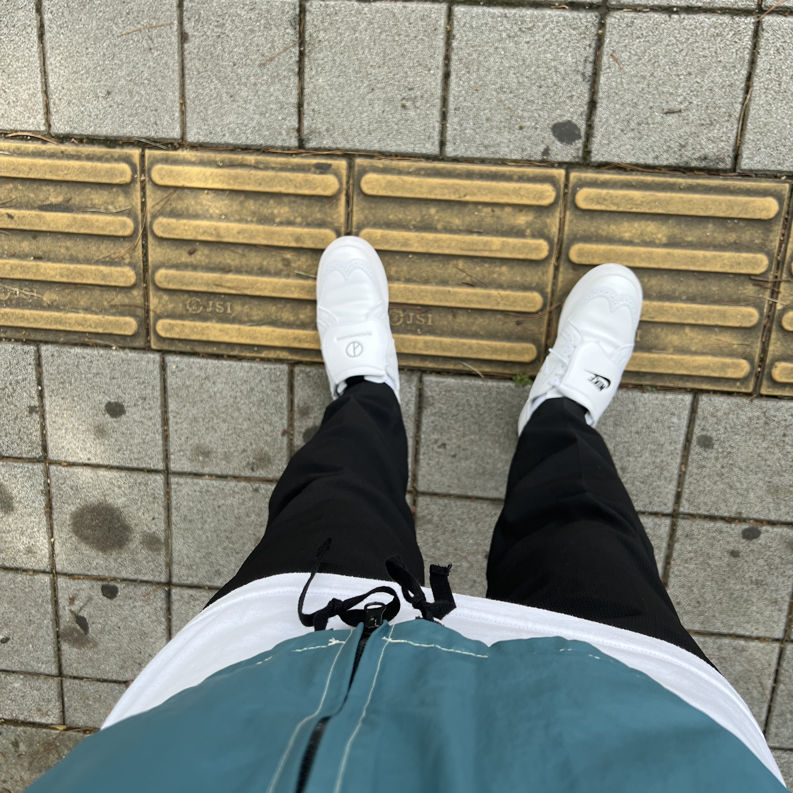 Nike x Peaceminusone Kwondo1 White 착용 스타일 - 1