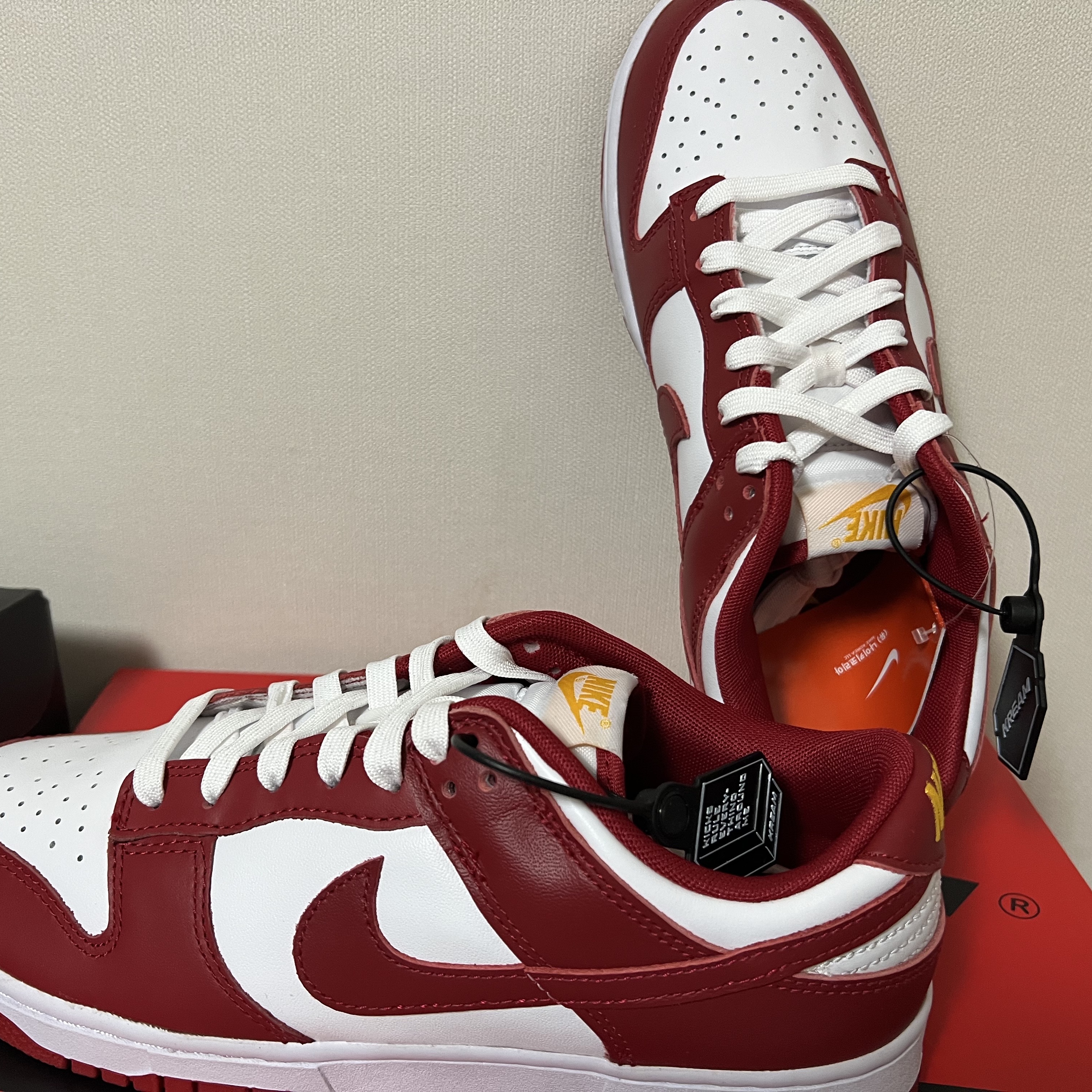 Nike Dunk Low Retro Gym Red 착용 스타일 - 1