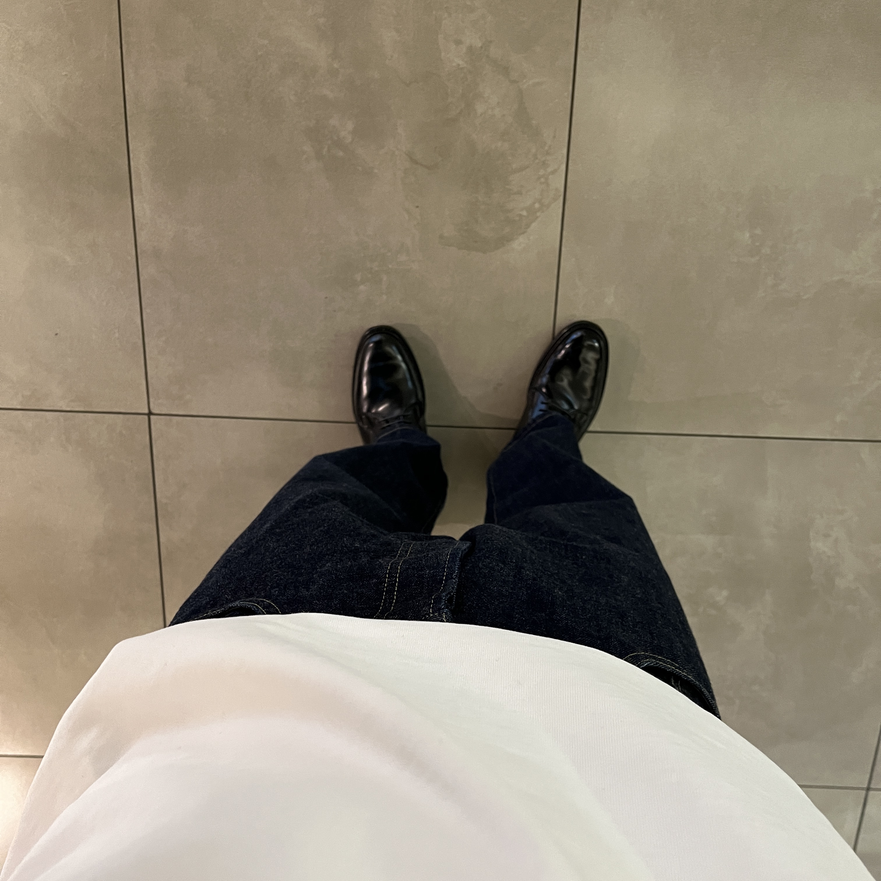 Alden 9901 Cordovan Plain Toe Blucher Oxford Black - D 착용 스타일 - 1