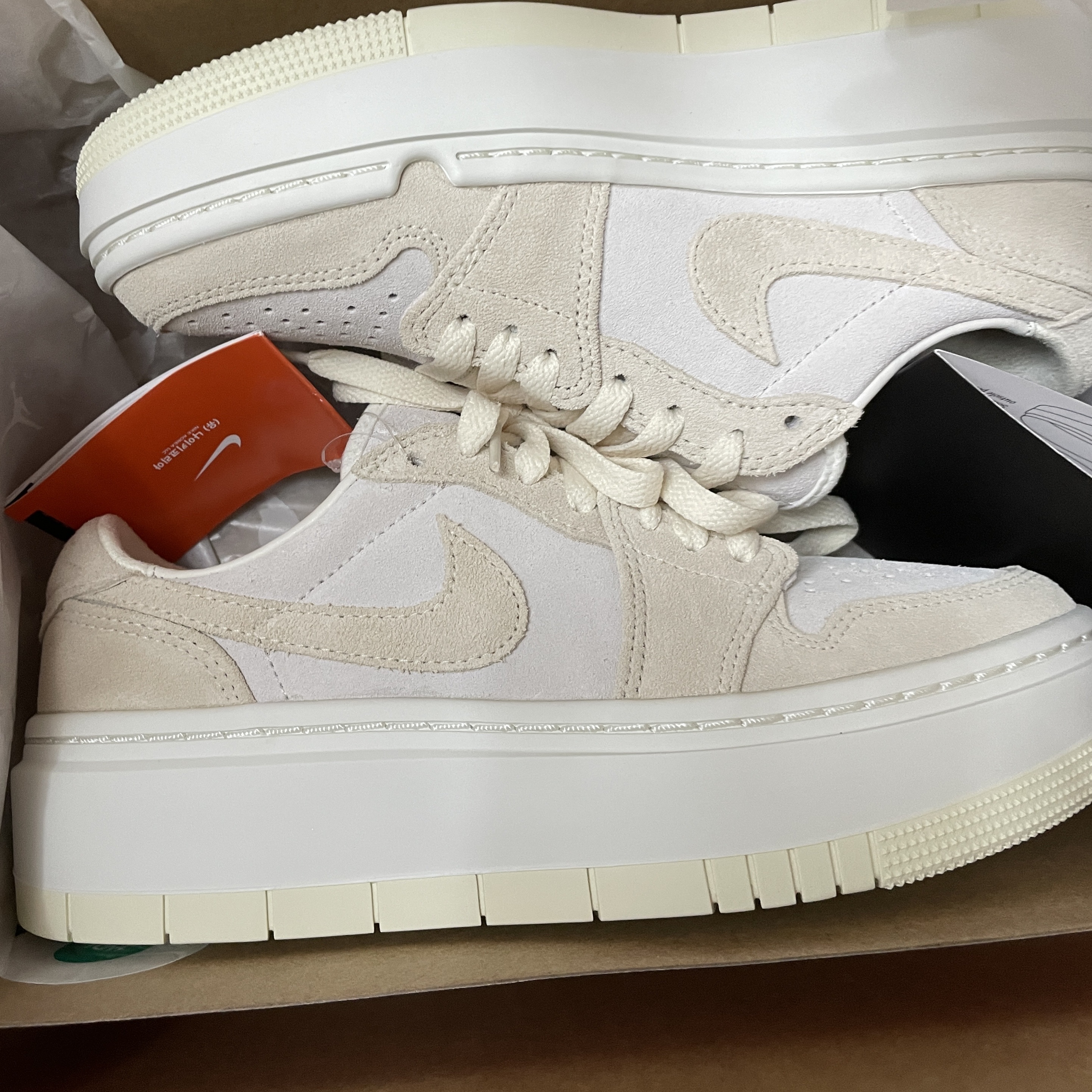(W) Jordan 1 Elevate Low Coconut Milk 착용 스타일