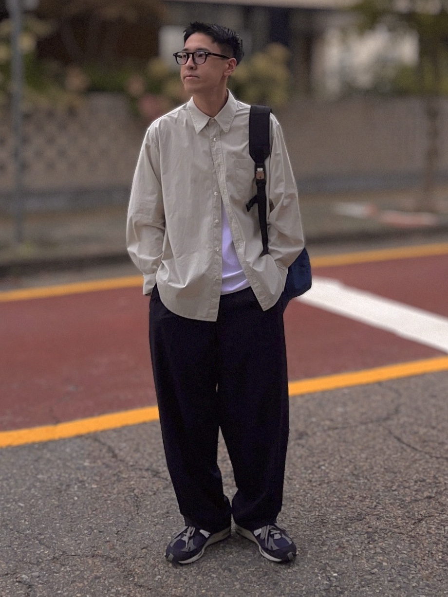 New Balance 991 Made in UK Navy 착용 스타일 - 1