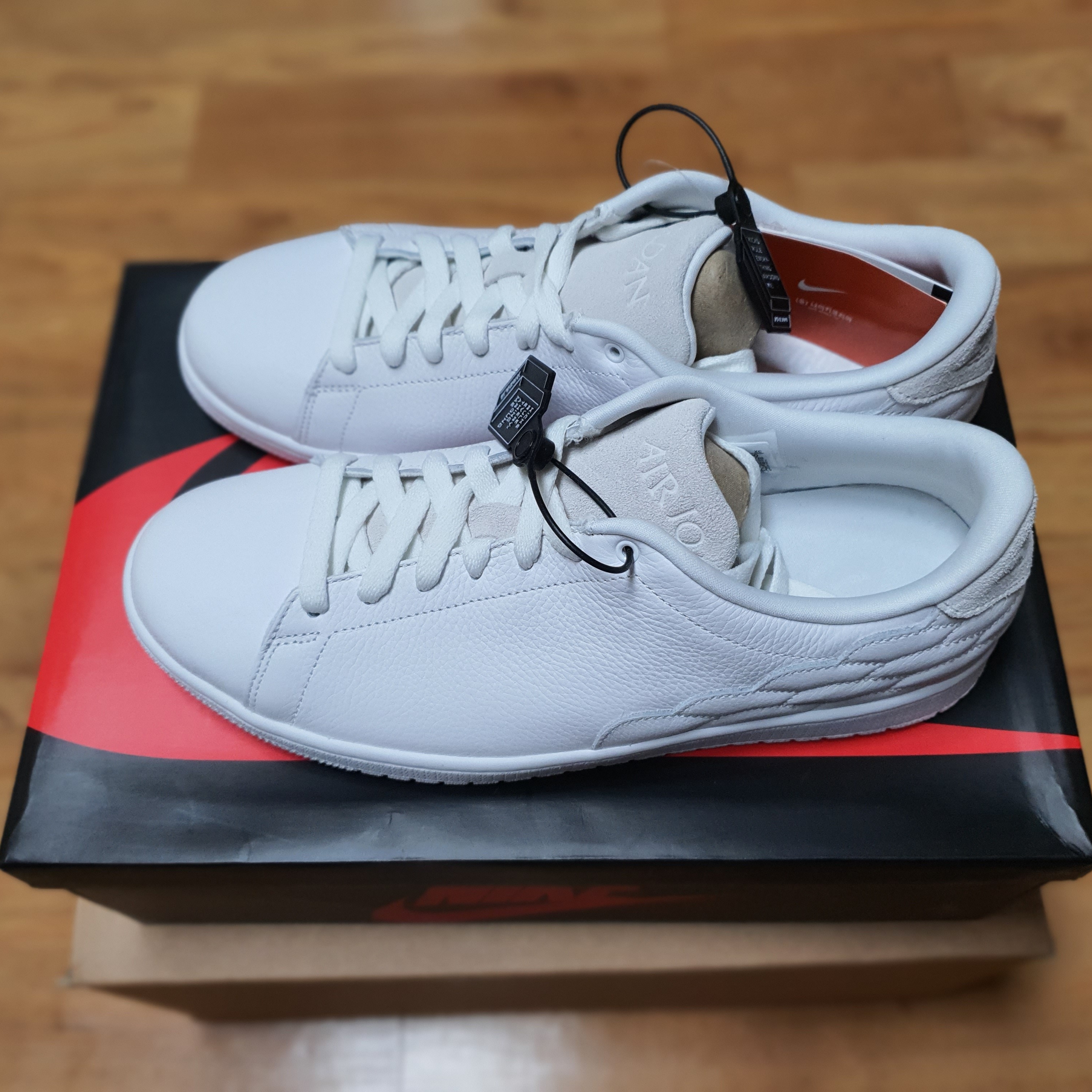 Jordan 1 Centre Court White On White 착용 스타일