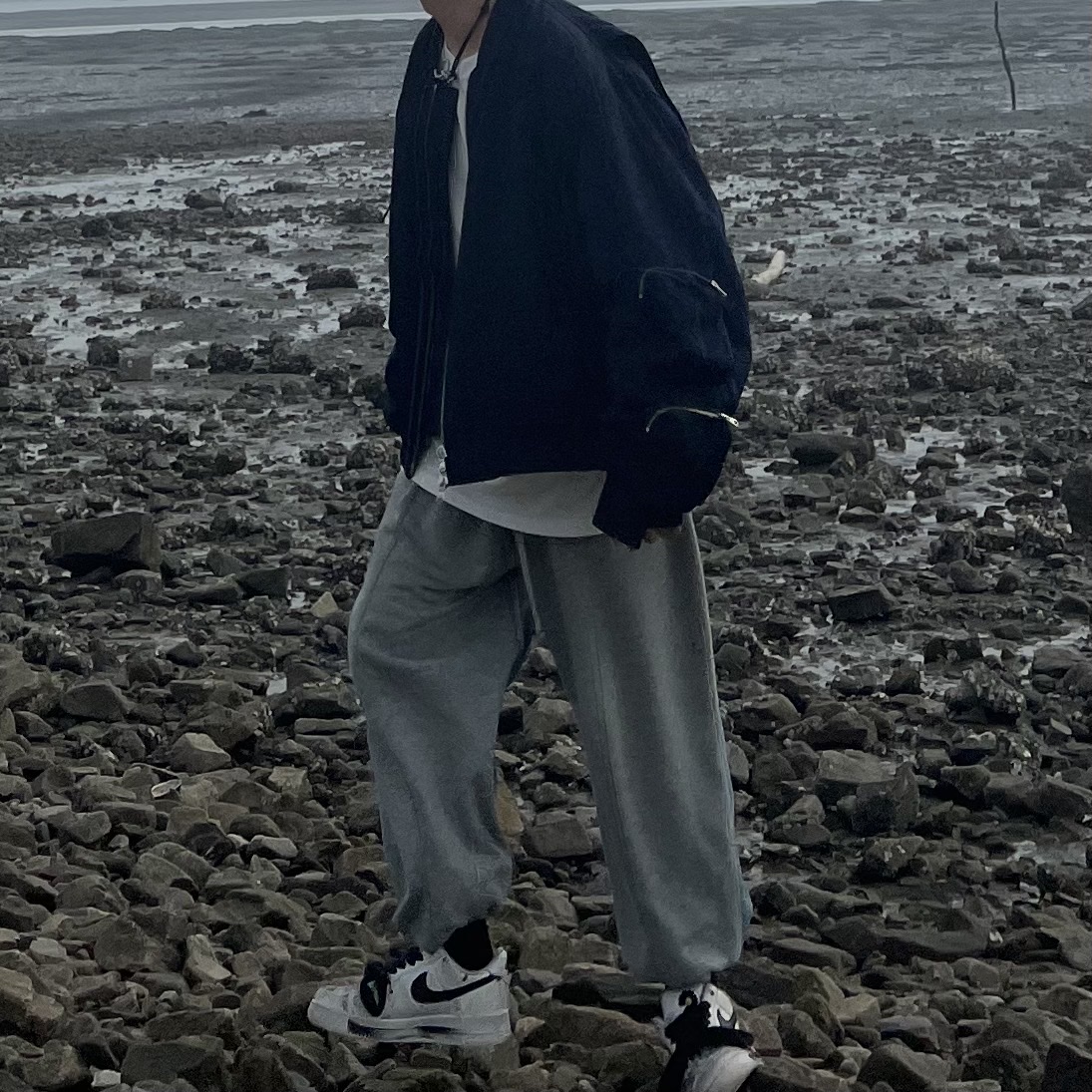 Nike x Peaceminusone Air Force 1 Low Para-Noise 2.0 착용 스타일