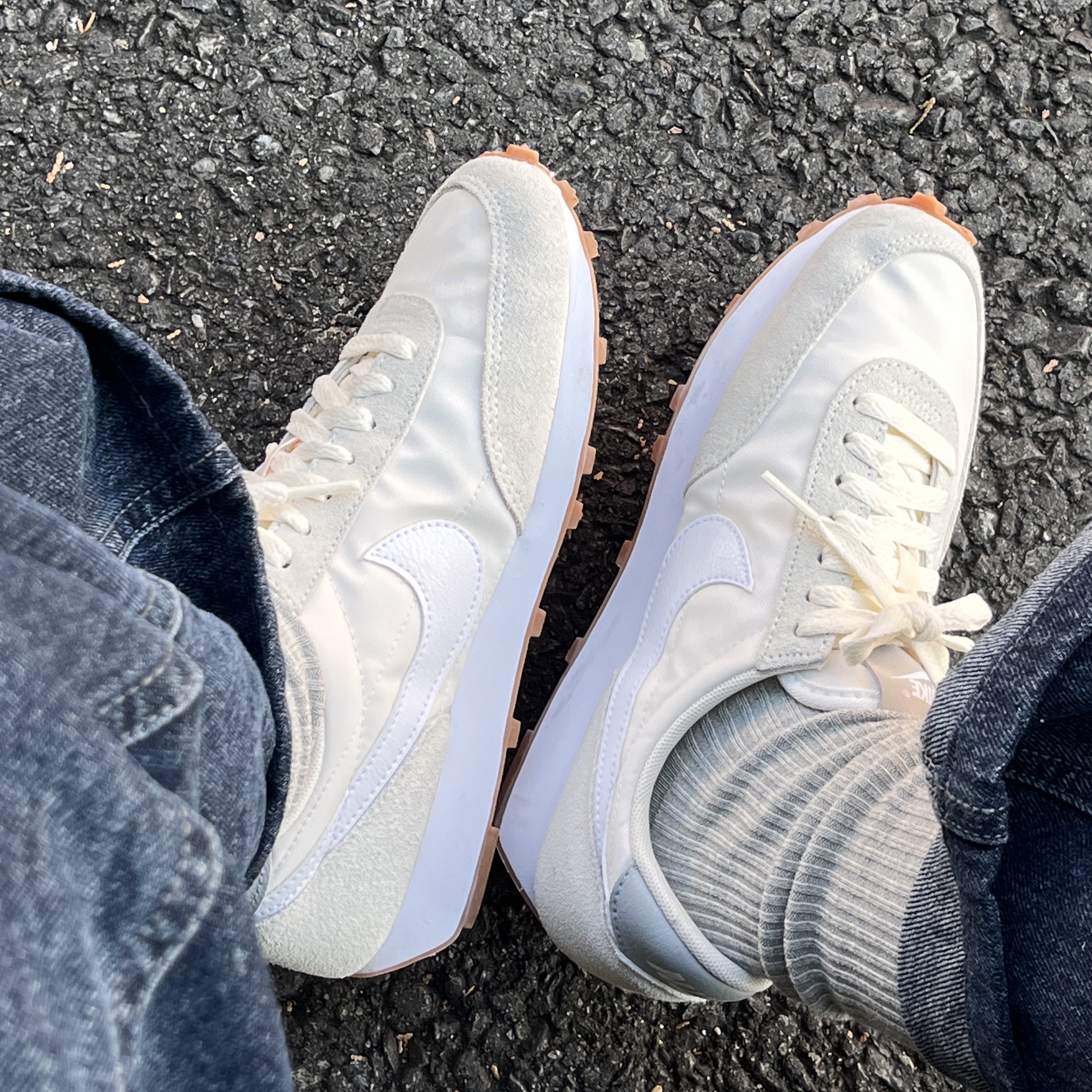 (W) Nike Daybreak Summit White 착용 스타일 - 1