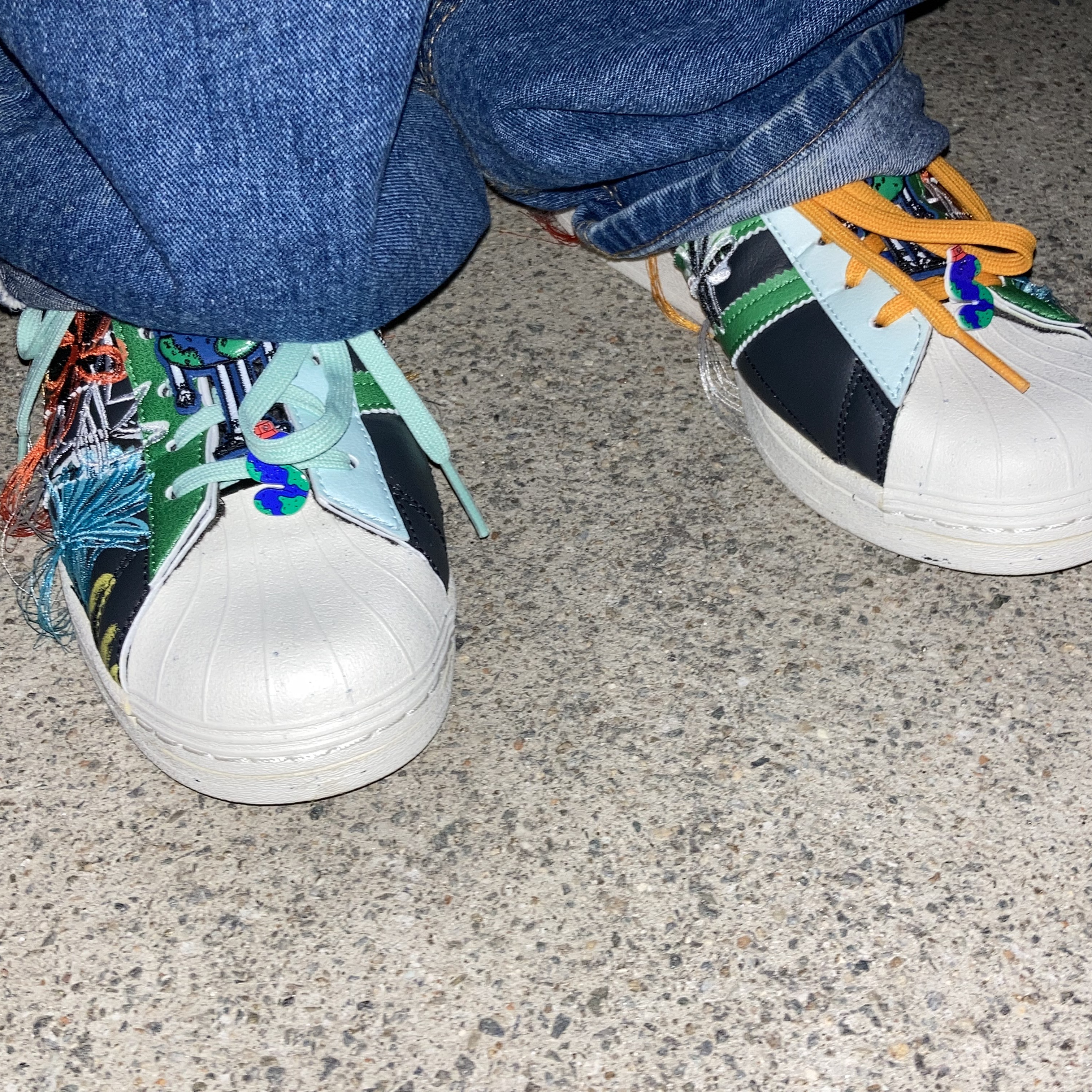 Adidas x Sean Wotherspoon Superstar Superearth Black 착용 스타일 - 4
