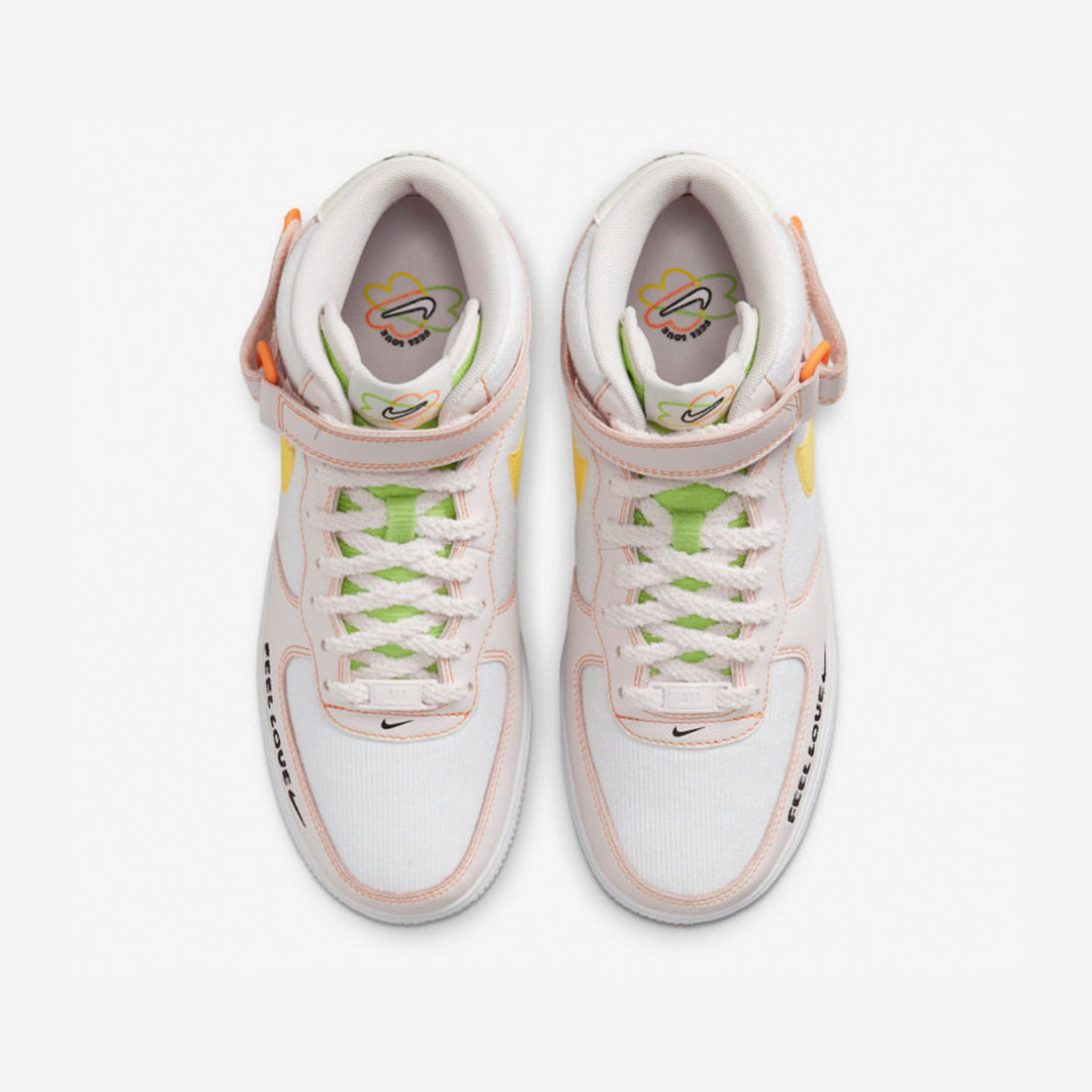Nike x Stussy Air Force 1 '07 Mid SP Fossil, Nike x Stussy Air Force 1 '07 Mid SP Black and Light Bone 착용 스타일 - 4