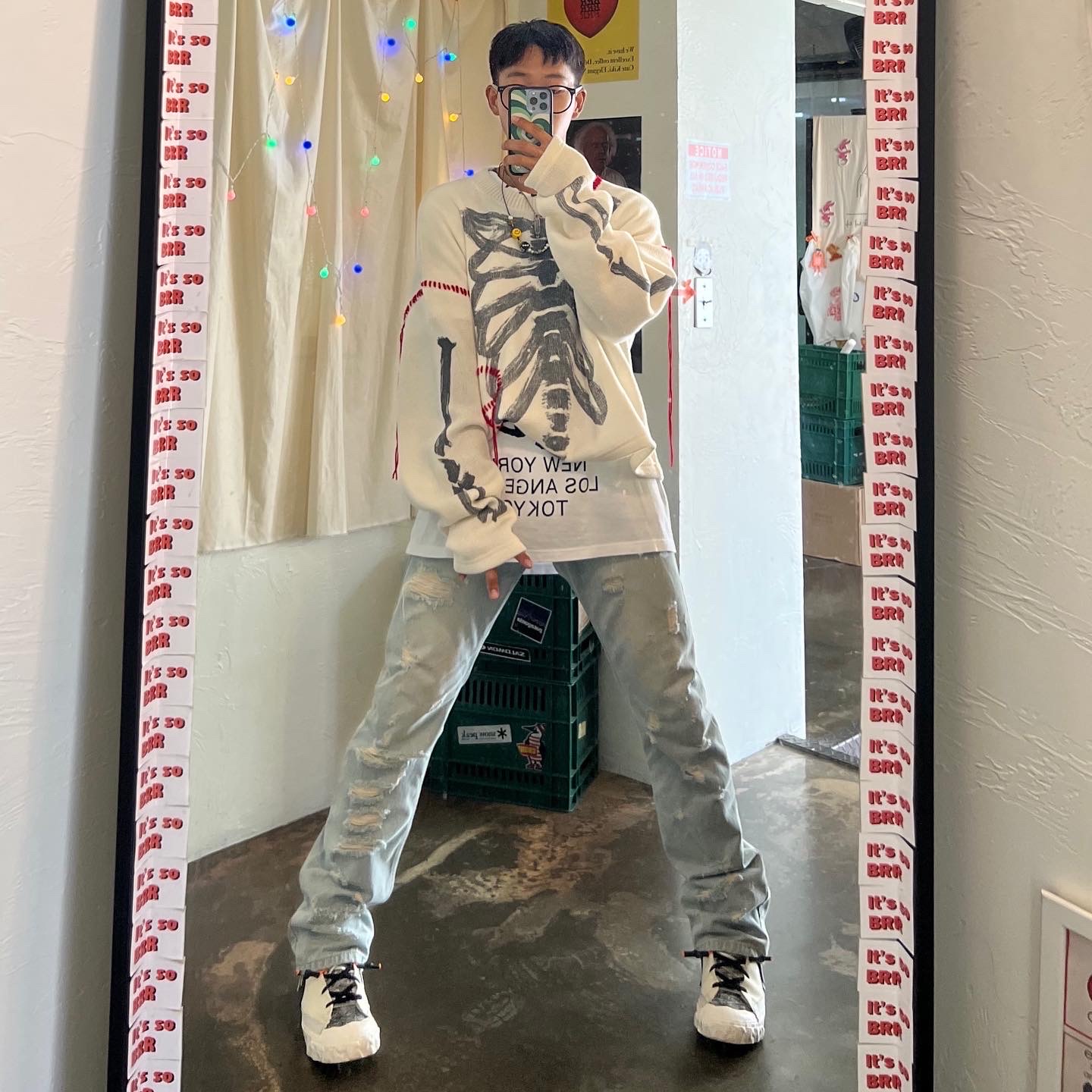 Stussy x Takahiromiyashita The Soloist 40 WT T-Shirt, Nike x Readymade Blazer Mid White 착용 스타일 - 2