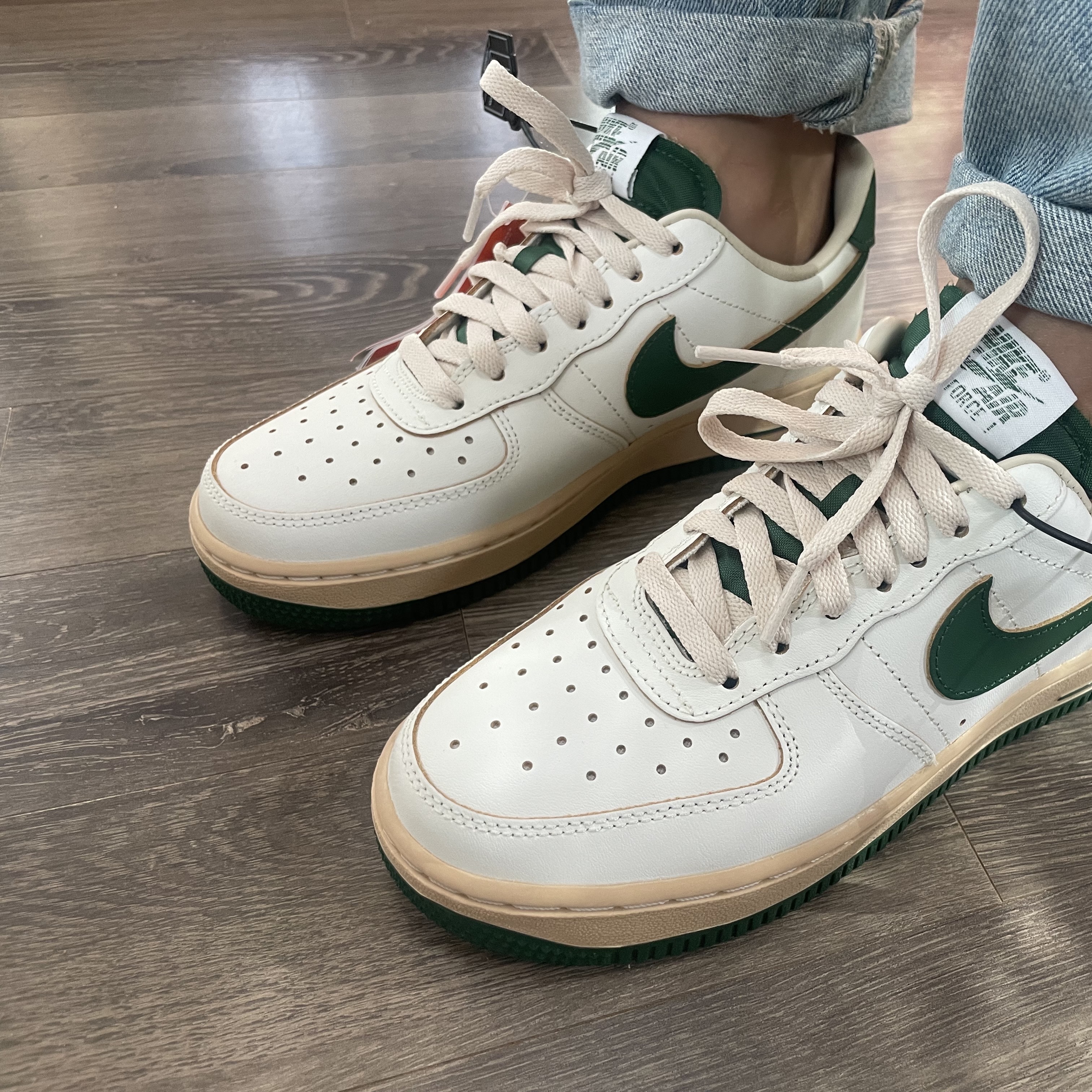(W) Nike Air Force 1 Low Gorge Green 착용 스타일