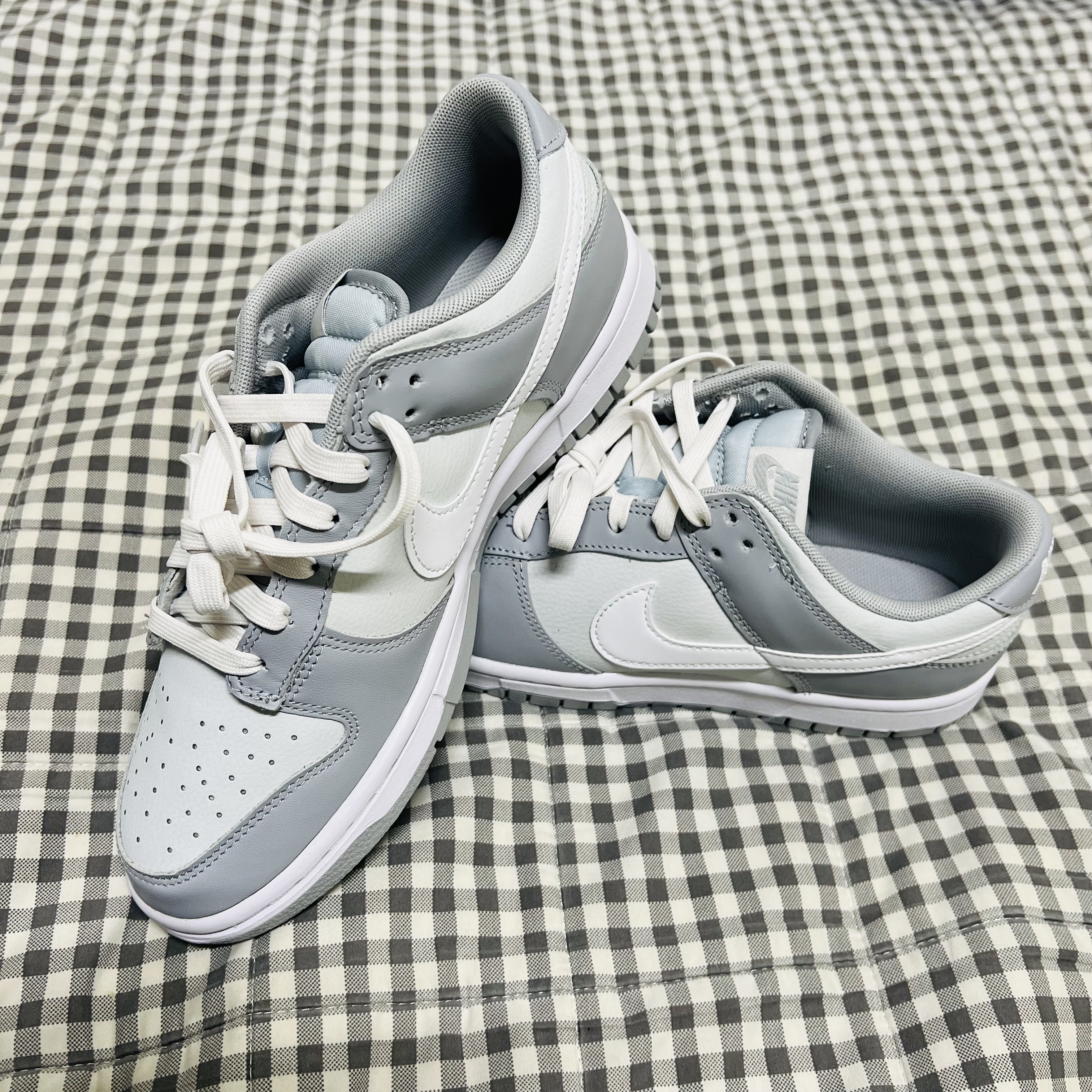 Nike Dunk Low Retro Wolf Grey 착용 스타일