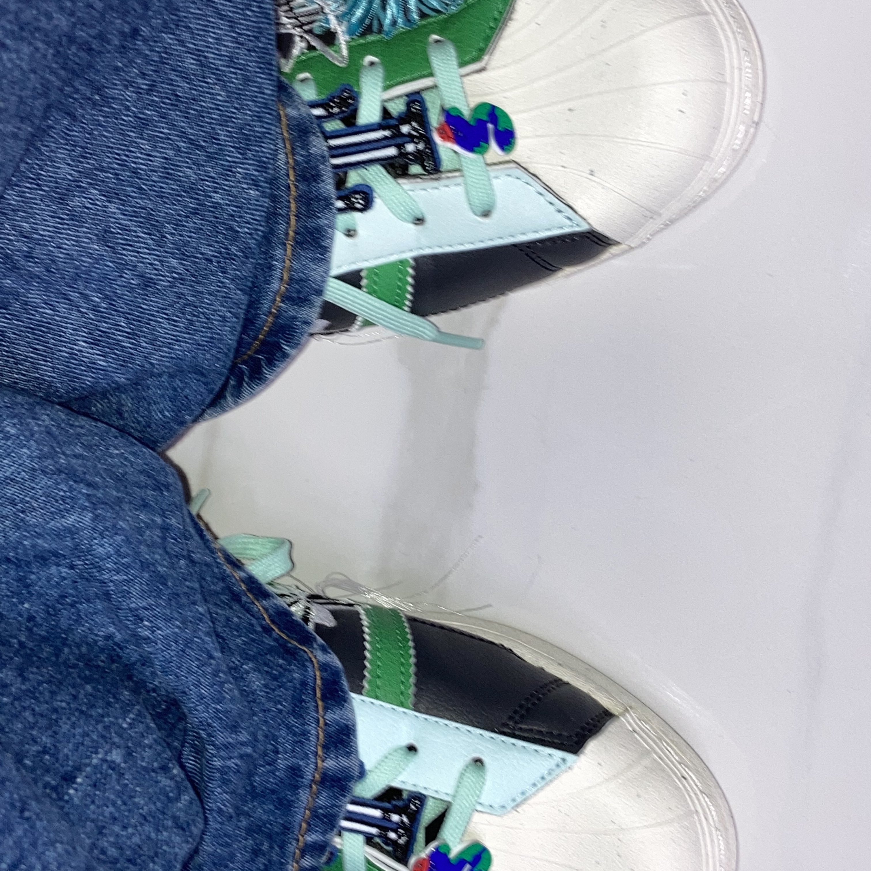 Adidas x Sean Wotherspoon Superstar Superearth Black 착용 스타일 - 2