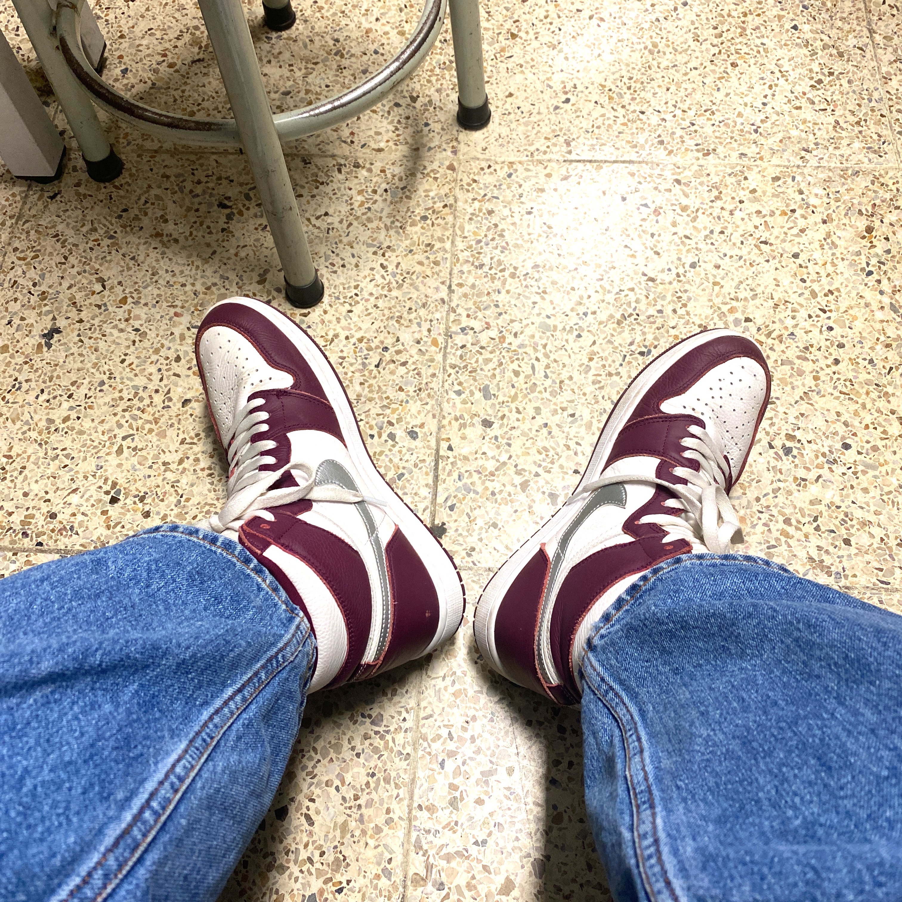 Jordan 1 Retro High OG Bordeaux 착용 스타일