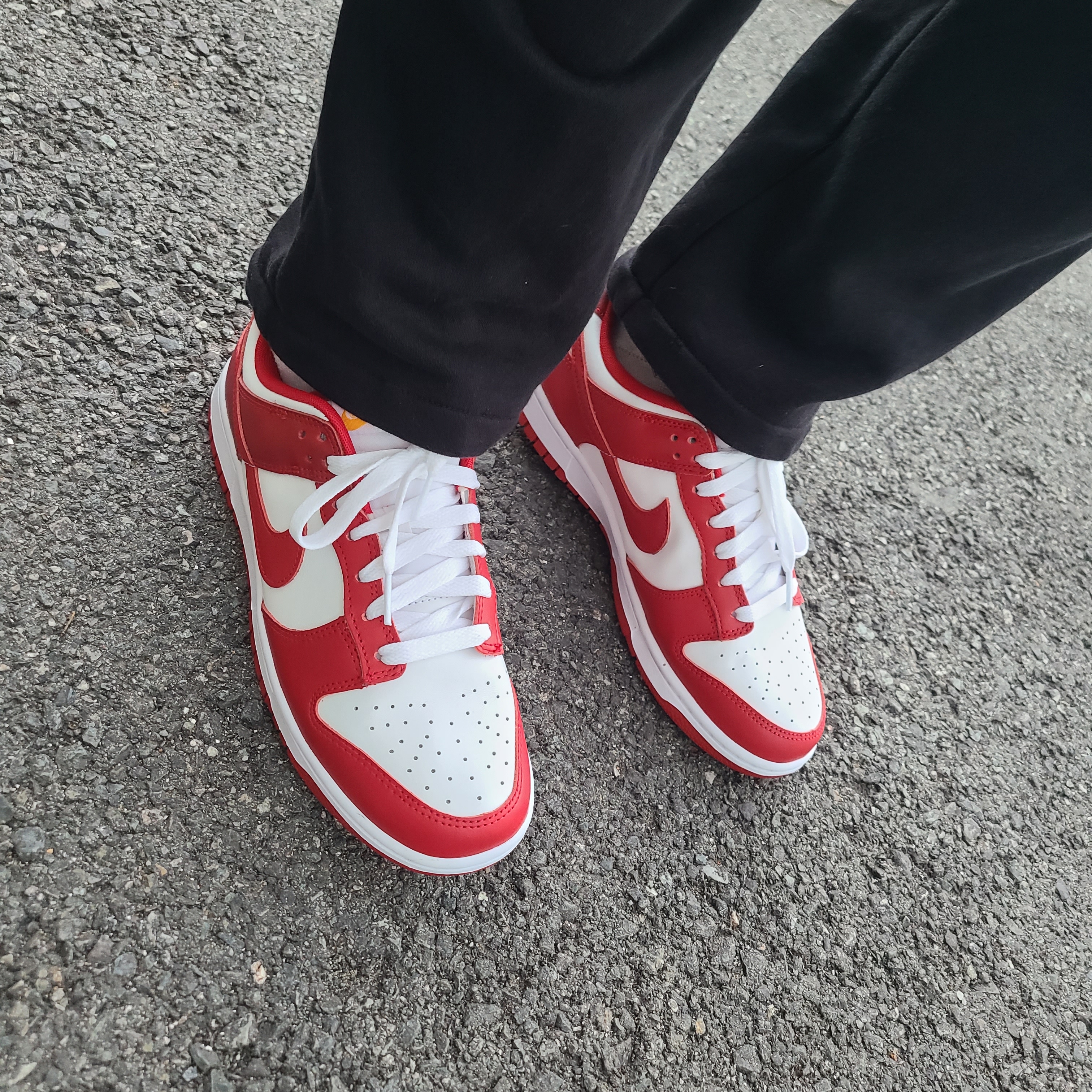 Nike Dunk Low Retro Gym Red 착용 스타일