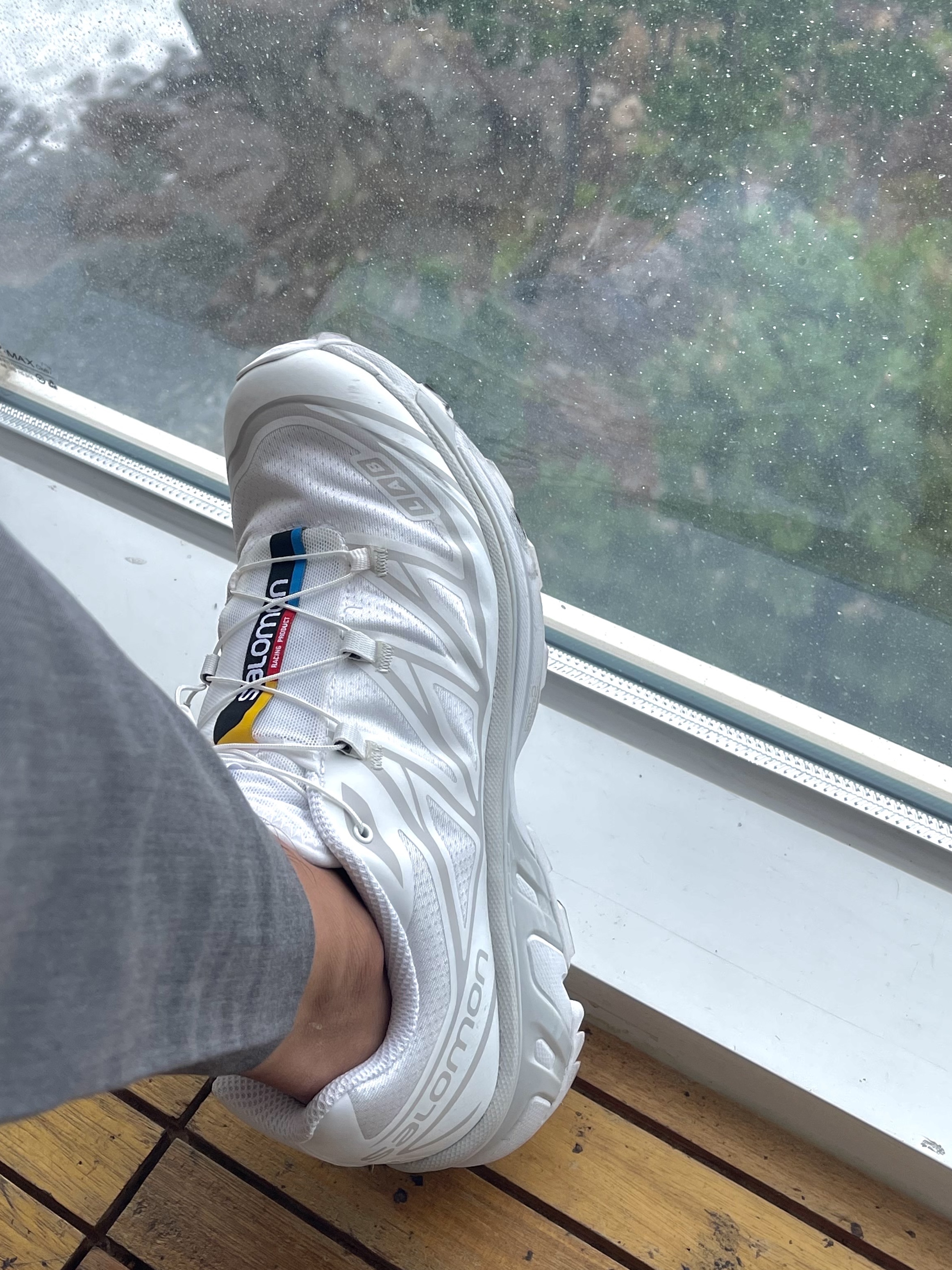 Salomon XT-6 ADV White 착용 스타일 - 3