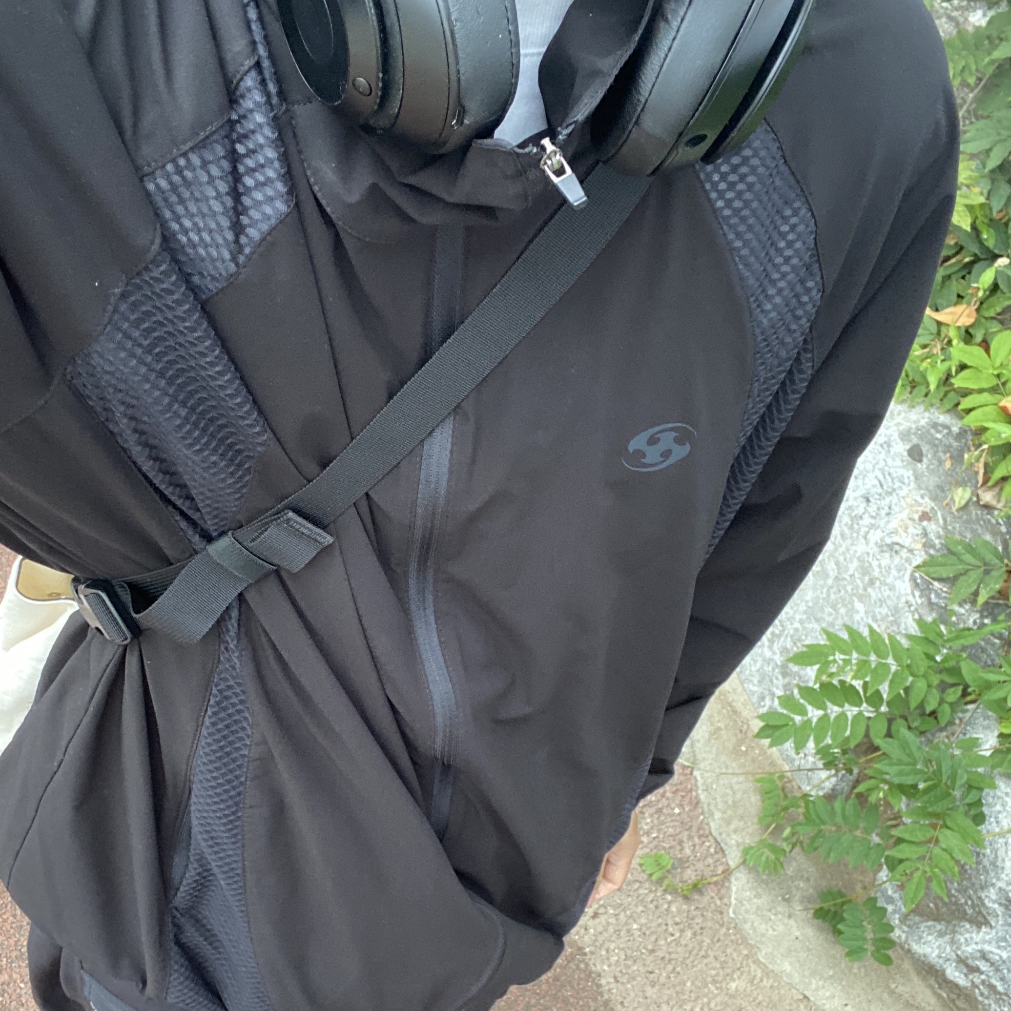 Sansan Gear Mesh Jacket Black - 22SS 착용 스타일