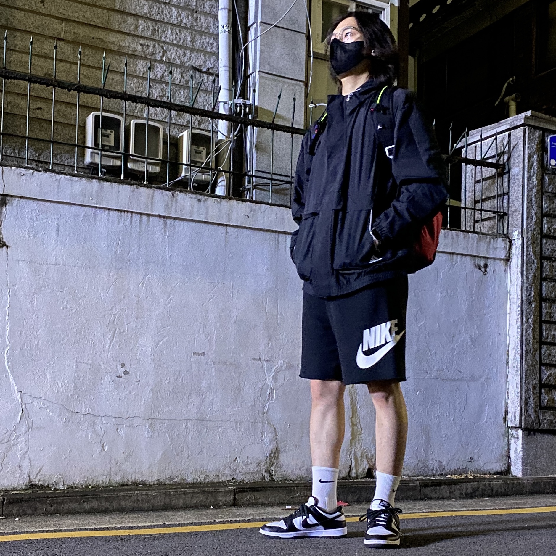 Nike Dunk Low Retro Black 착용 스타일