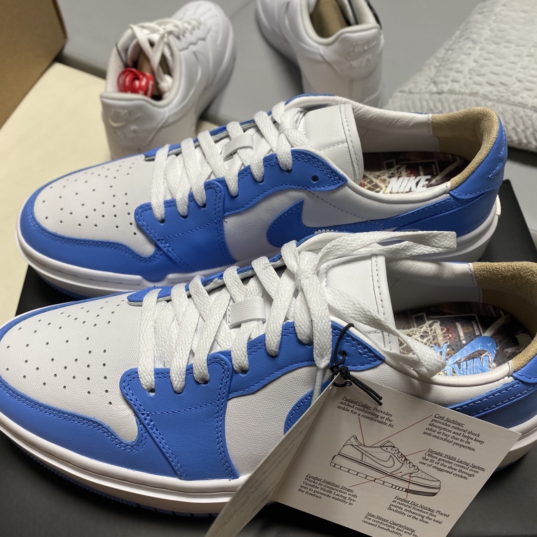 Nike x Supreme Air Force 1 Low White 착용 스타일 - 1
