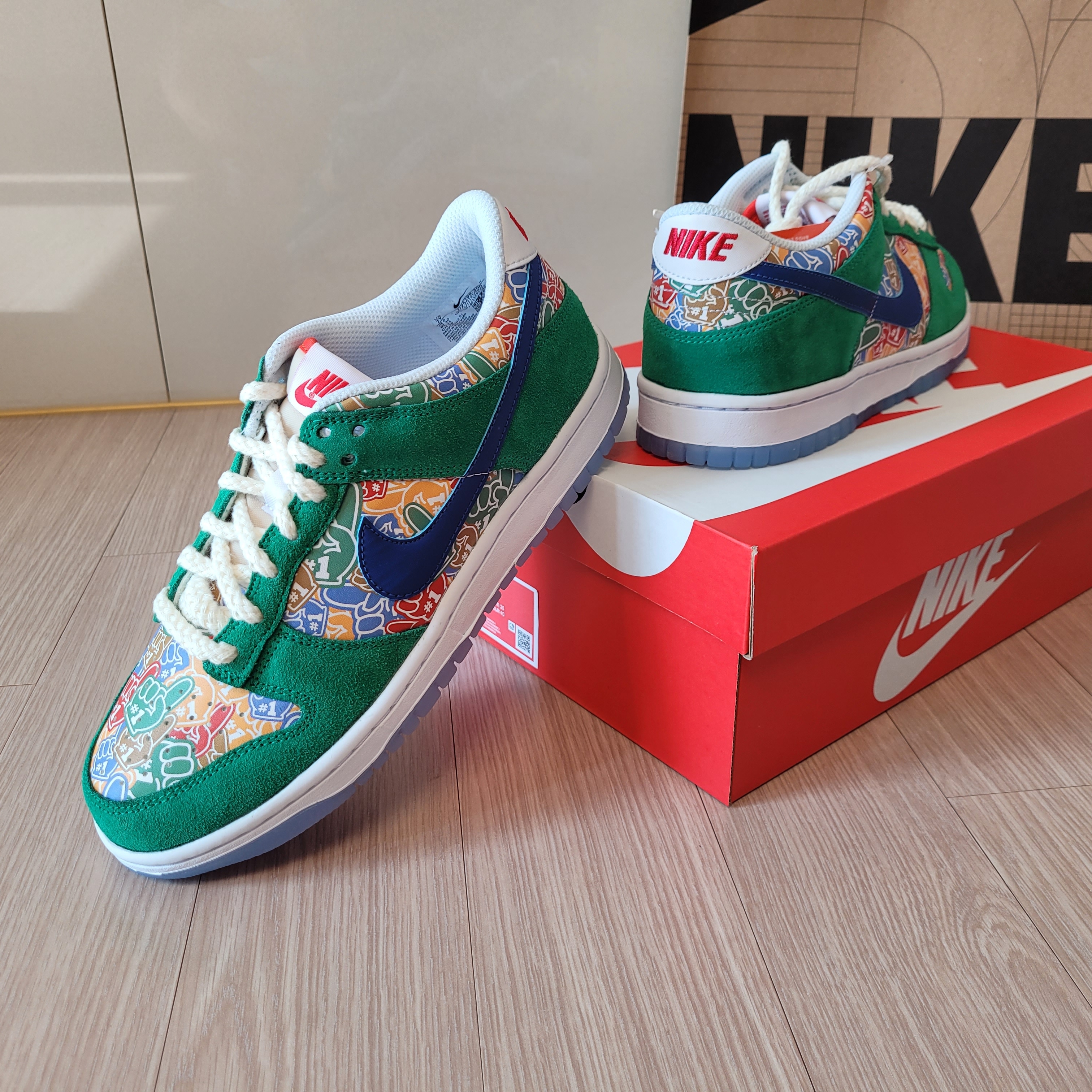 (GS) Nike Dunk Low Stadium Green 착용 스타일 - 4