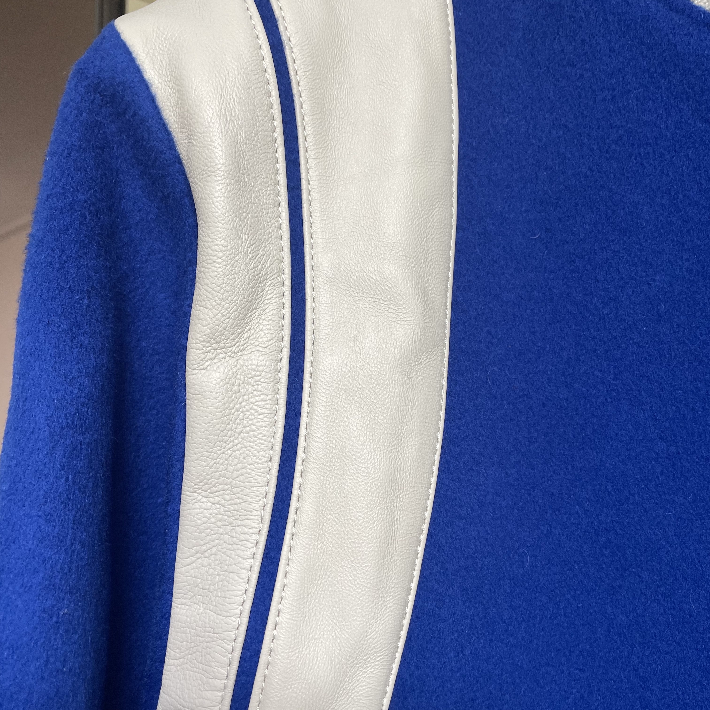 Ader Error Twit Jumper Blue 착용 스타일 - 2
