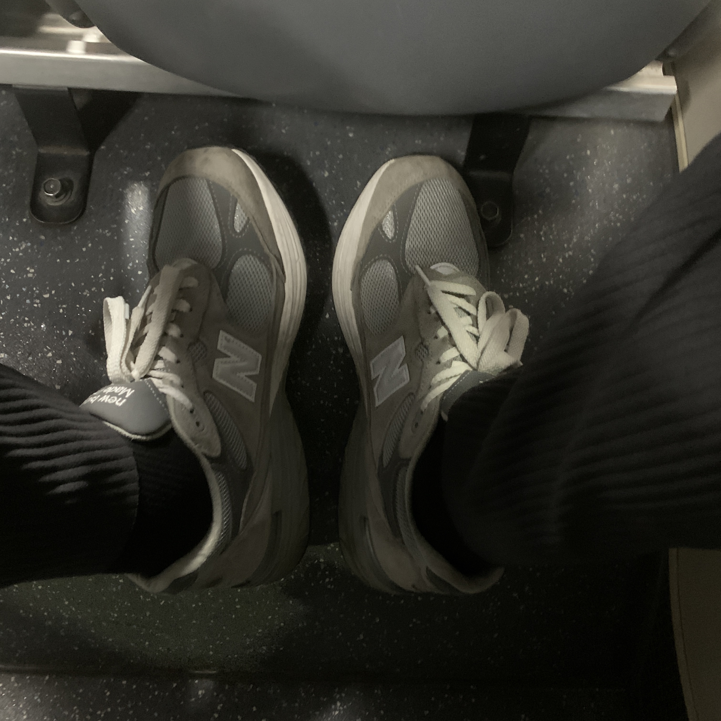 New Balance 993 Made in USA Grey - D Standard 착용 스타일 - 1