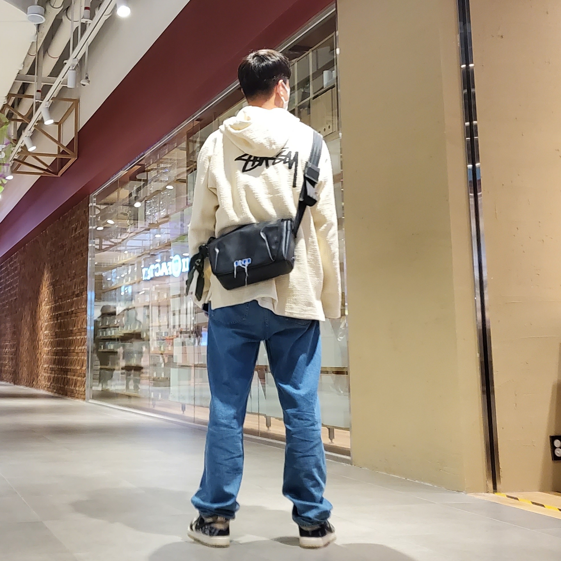 Nike x Stussy NRG Fleece Hemp Pullover Natural, Nike x Travis Scott SB Dunk Low 착용 스타일 - 4