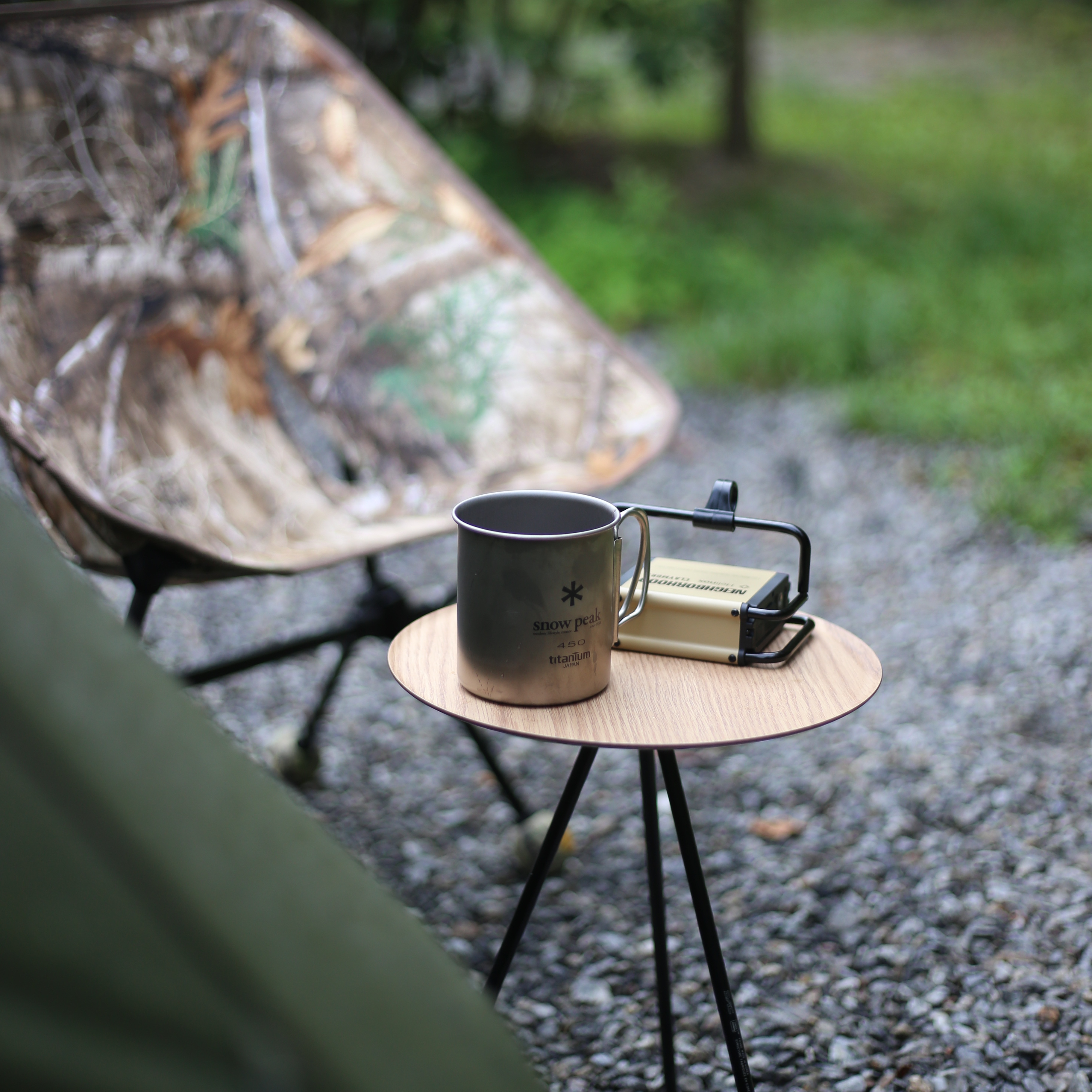 Helinox Table O Home Oak, Helinox x Neighborhood x Claymore Ultra 3.0 S A-Lanthanum Natural (Korean Ver.) - 22SS 착용 스타일