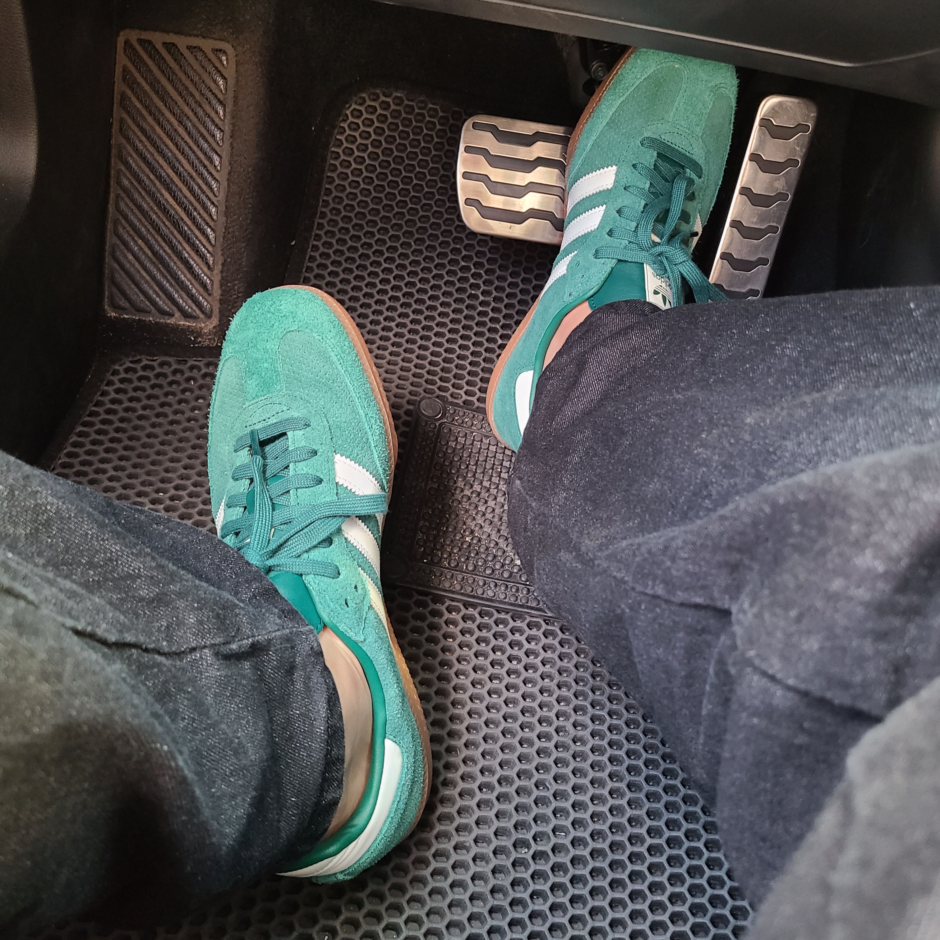 Adidas Samba OG Collegiate Green 착용 스타일