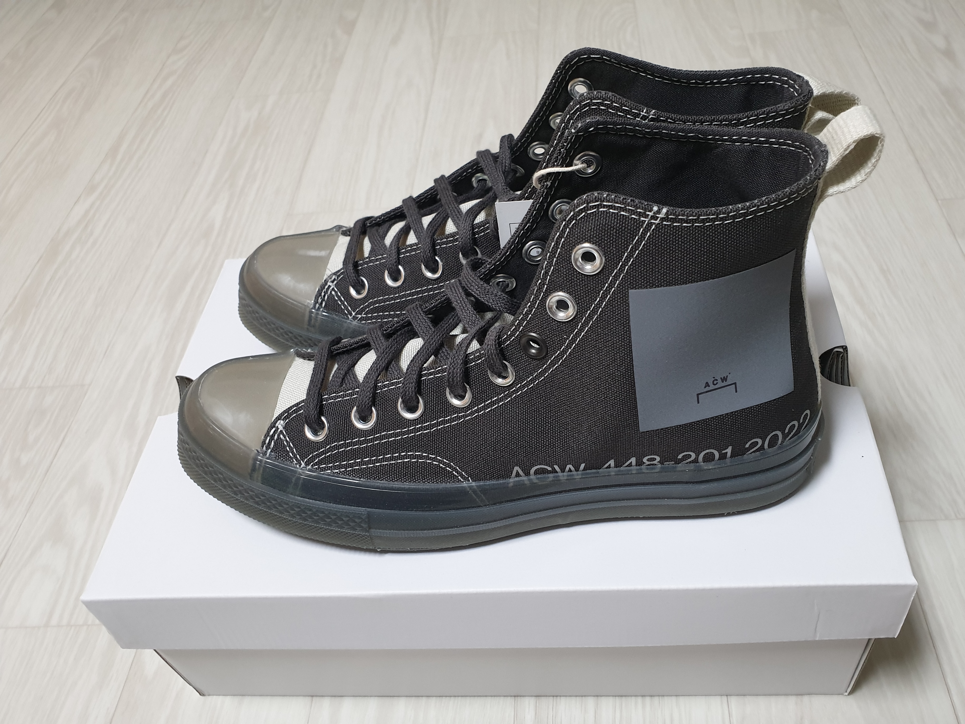 Converse x A-Cold-Wall Chuck 70 Hi Pavement 착용 스타일 - 1