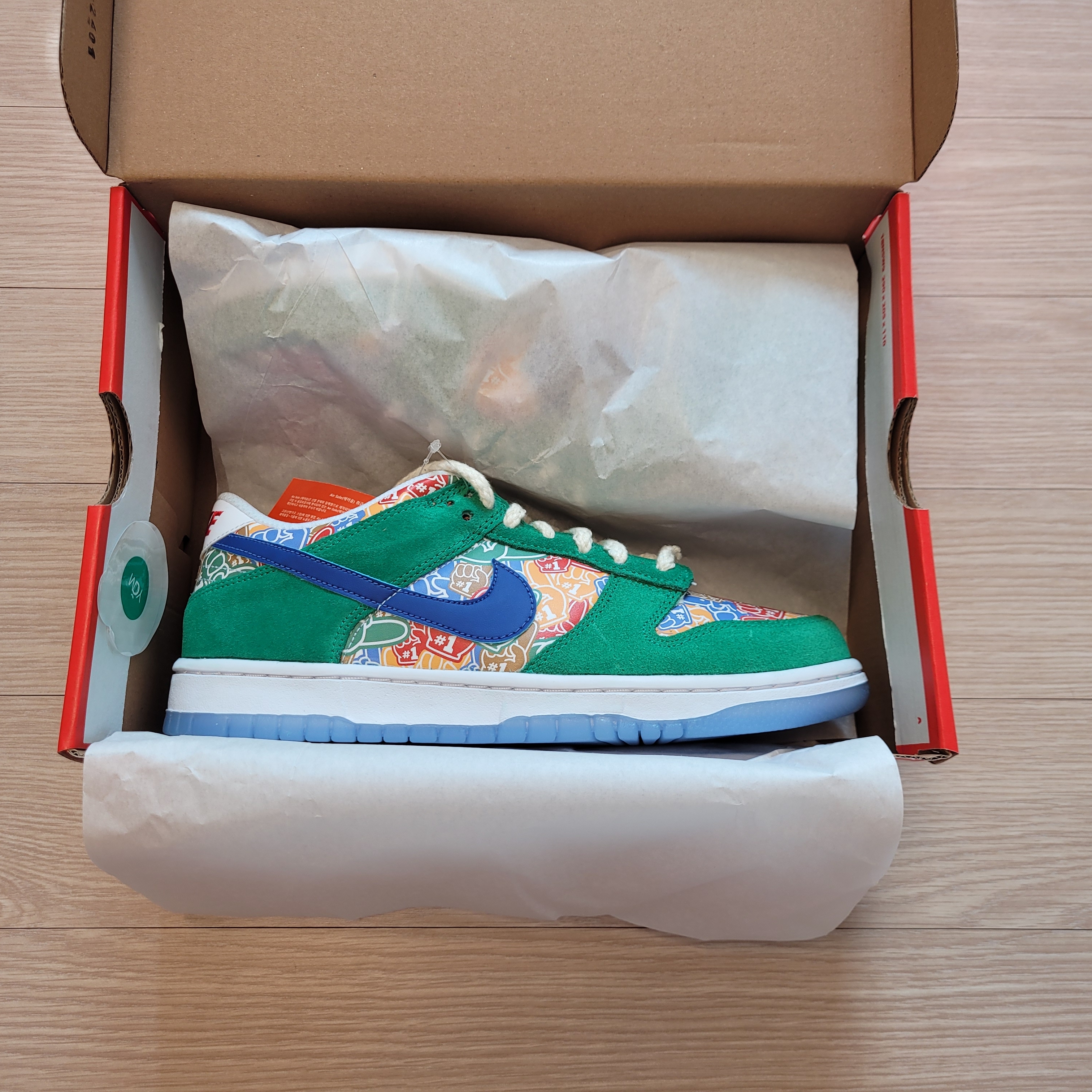 (GS) Nike Dunk Low Stadium Green 착용 스타일 - 2