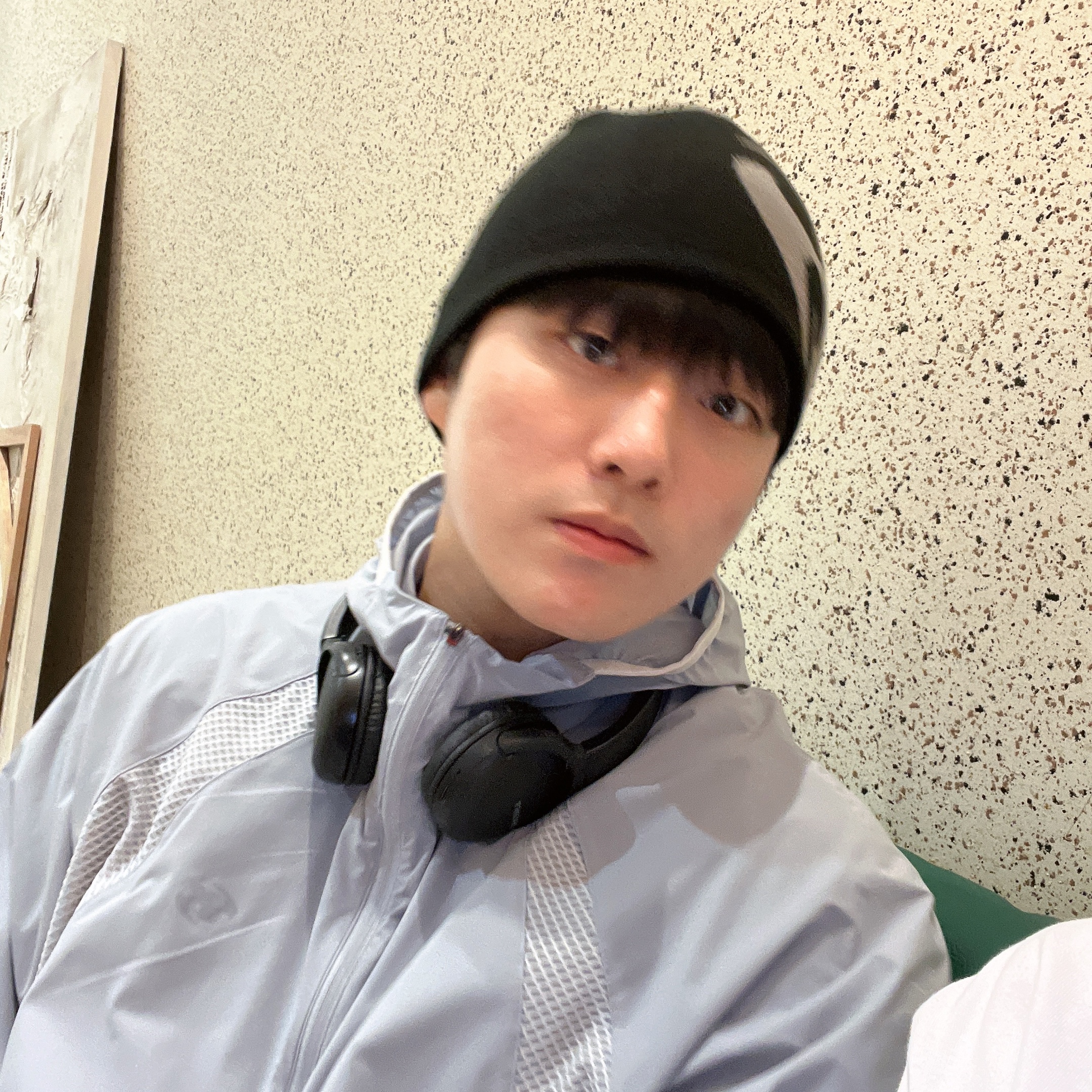 Sansan Gear Mesh Jacket Sky Blue - 22SS 착용 스타일 - 1