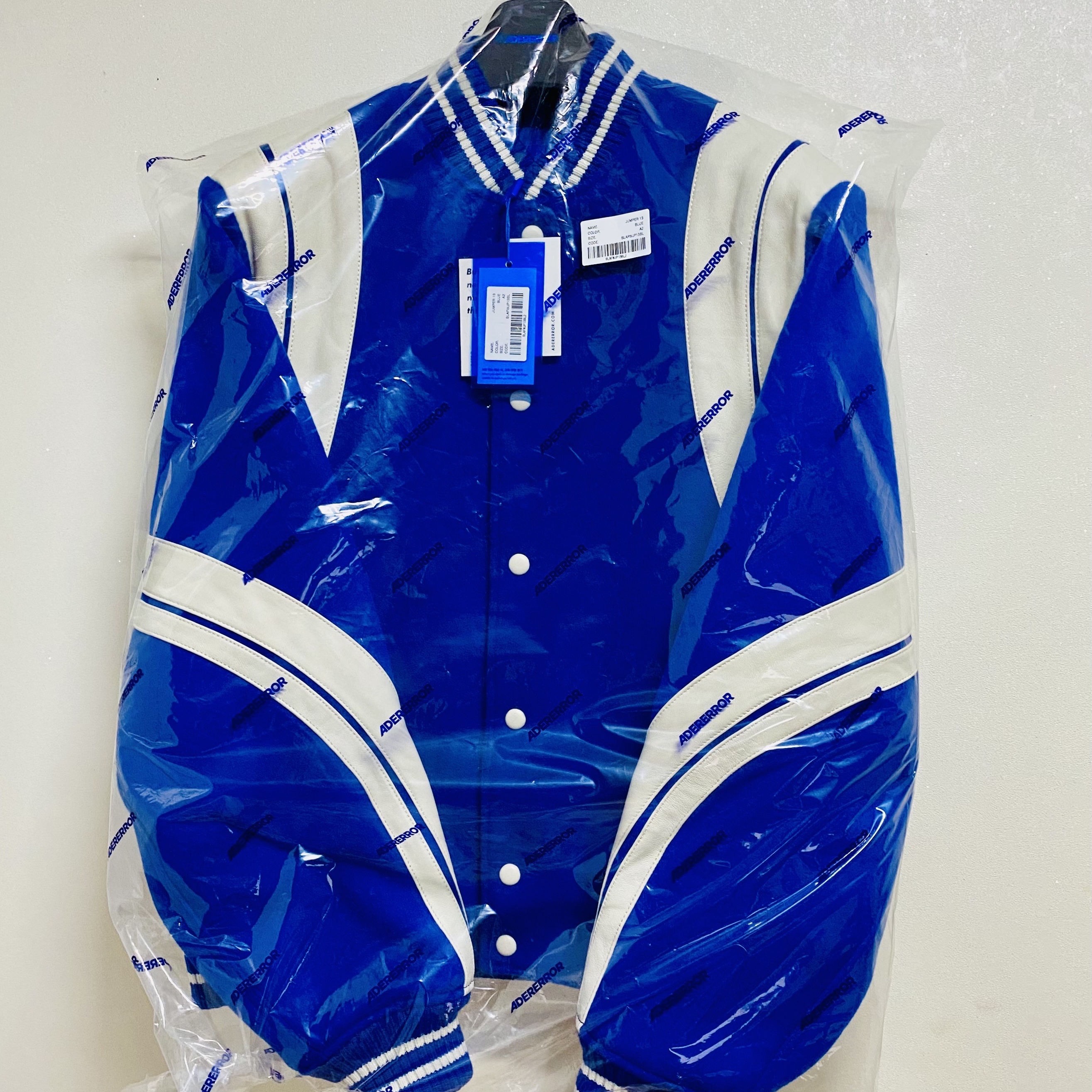 Ader Error Twit Jumper Blue 착용 스타일