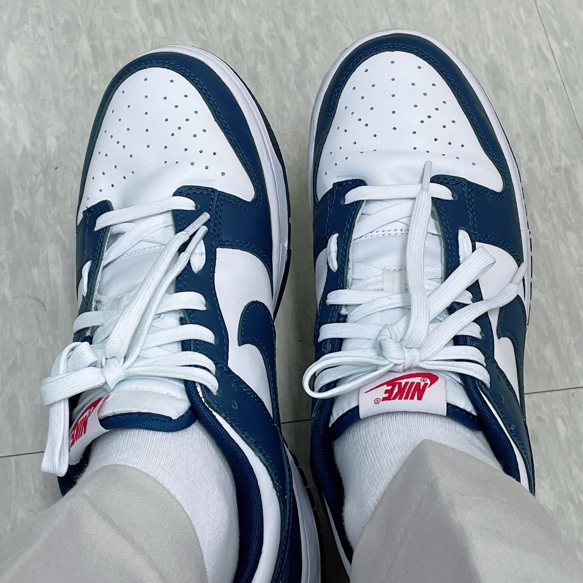 Nike Dunk Low Retro Valerian Blue 착용 스타일
