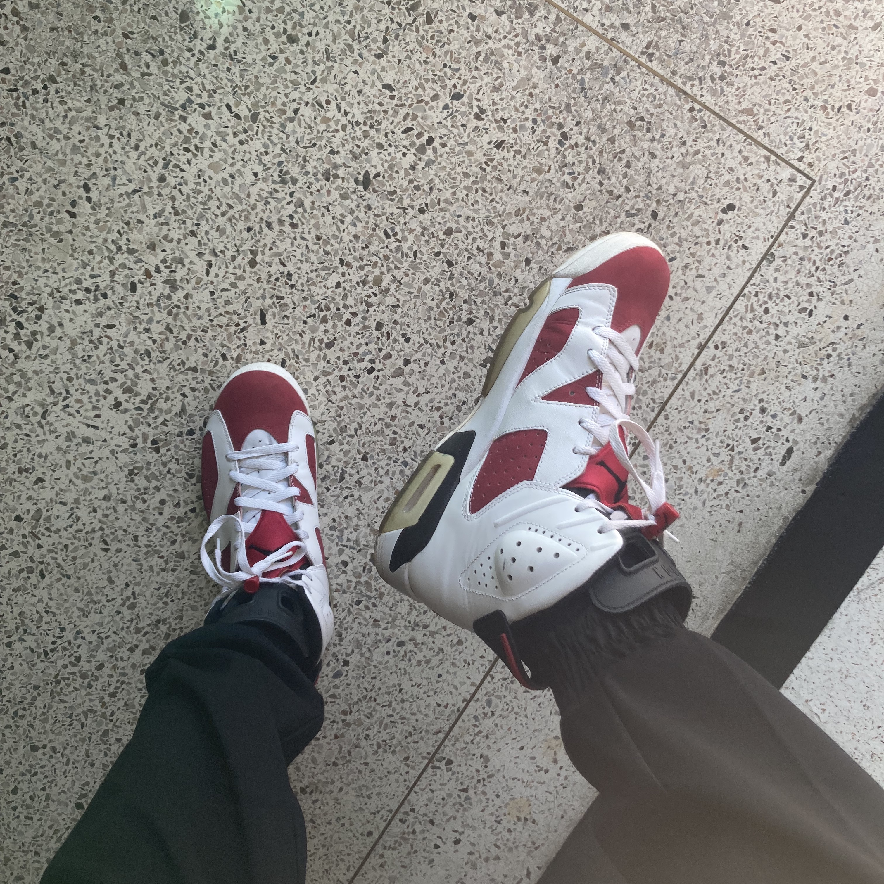 Jordan 6 Retro Carmine 2014 착용 스타일